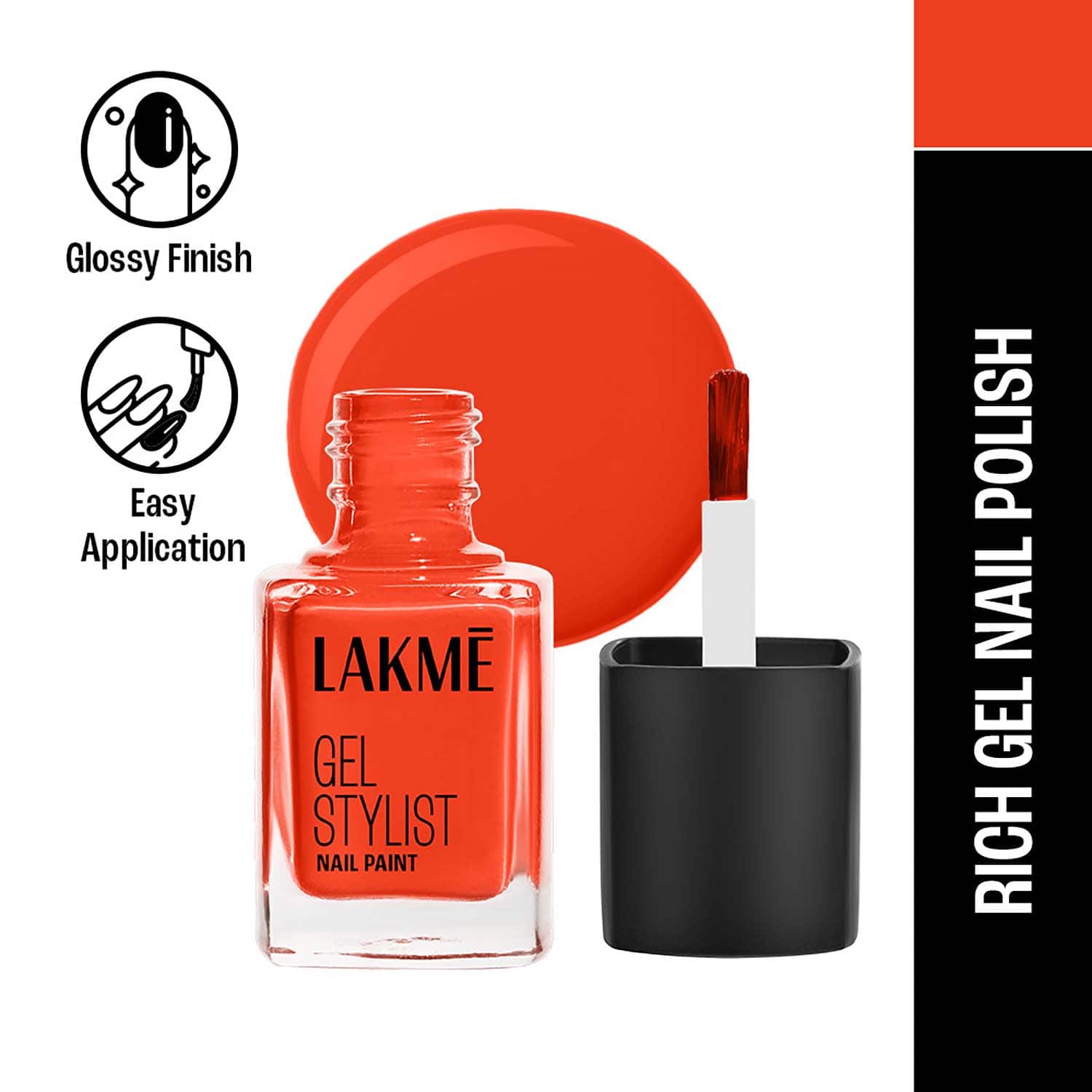 Lakme | Lakme Absolute Gel Stylist - Lobster Love (12 ml)