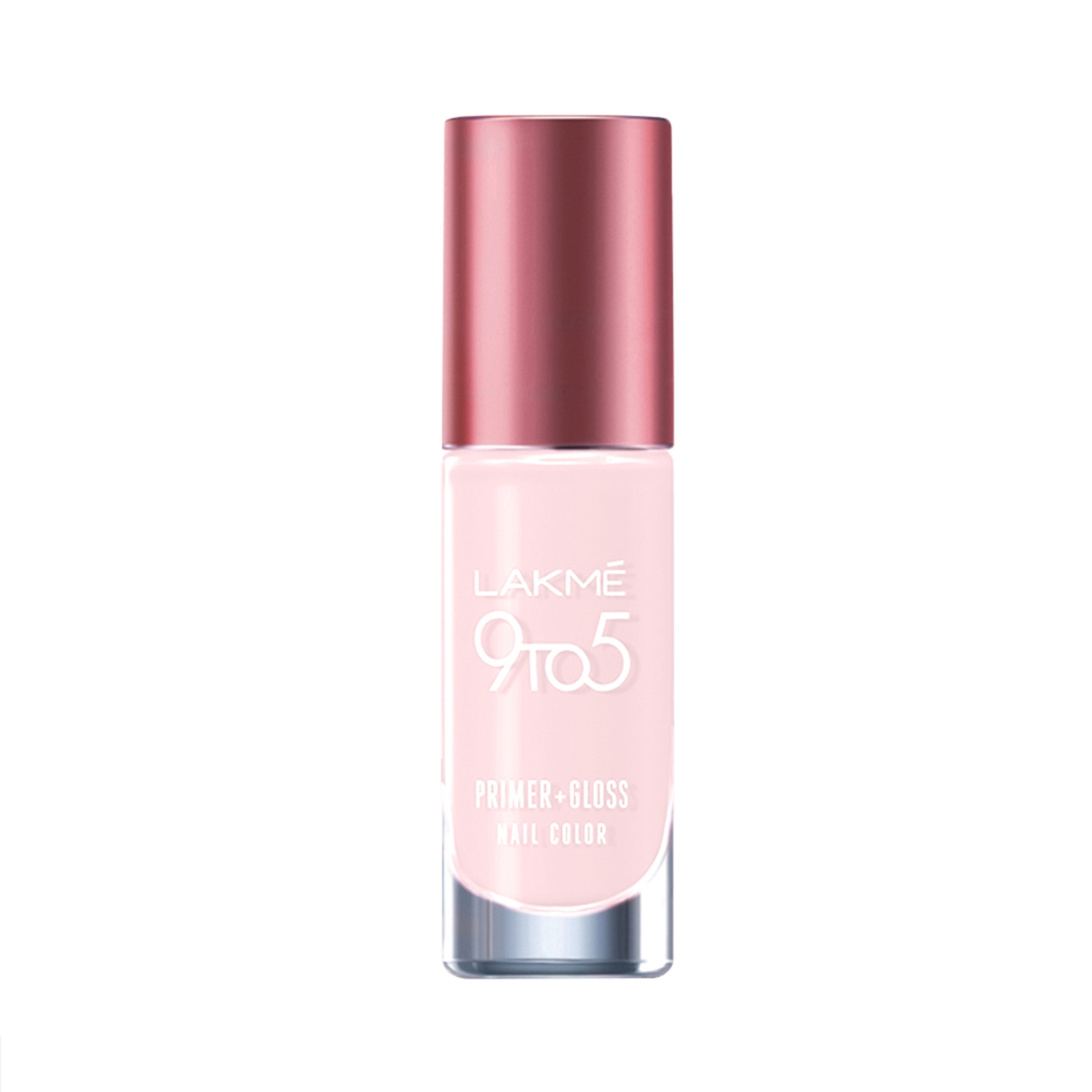 Lakme | Lakme 9 To 5 Primer + Gloss Nail Color - Blush Pink (6ml)