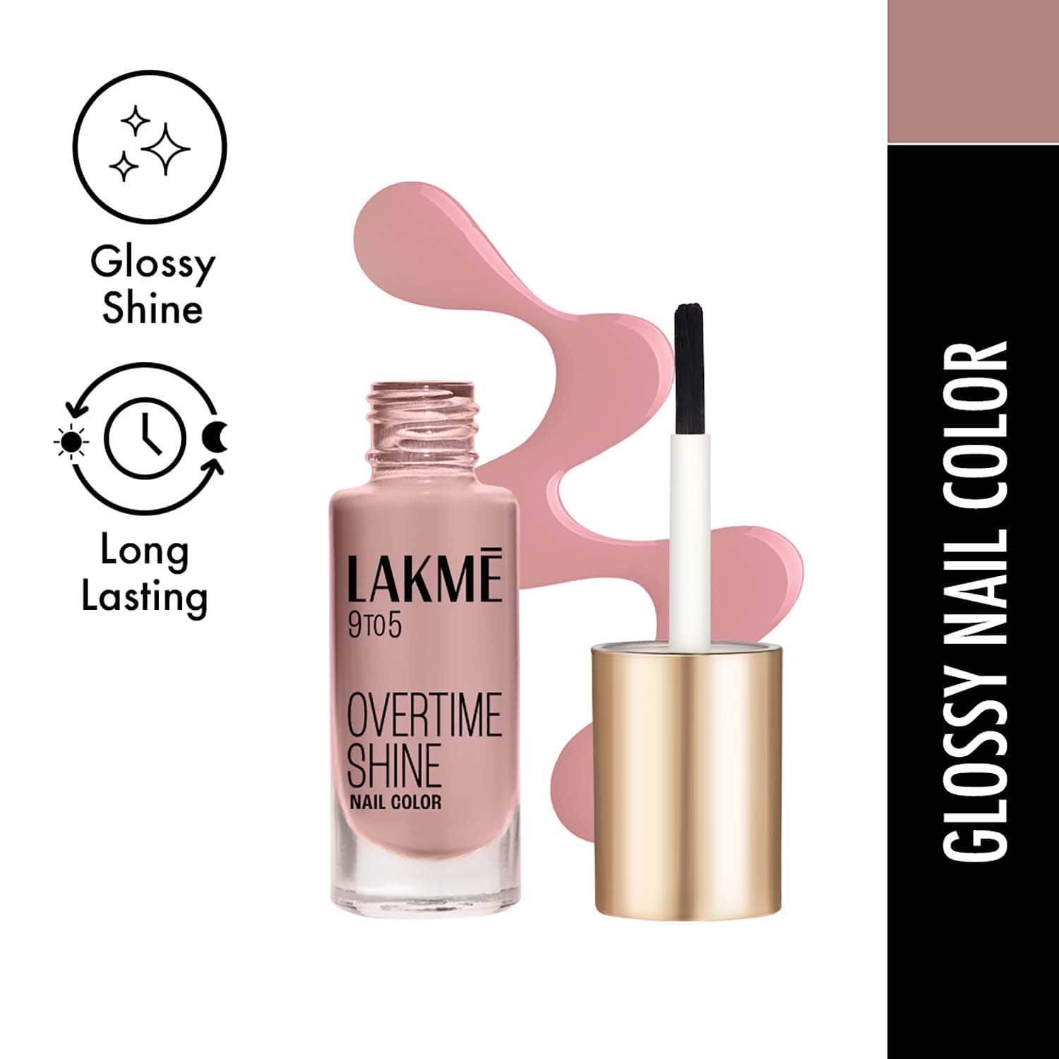 Lakme | Lakme 9to5 P+G Nail - Apple Blossom (6 ml)