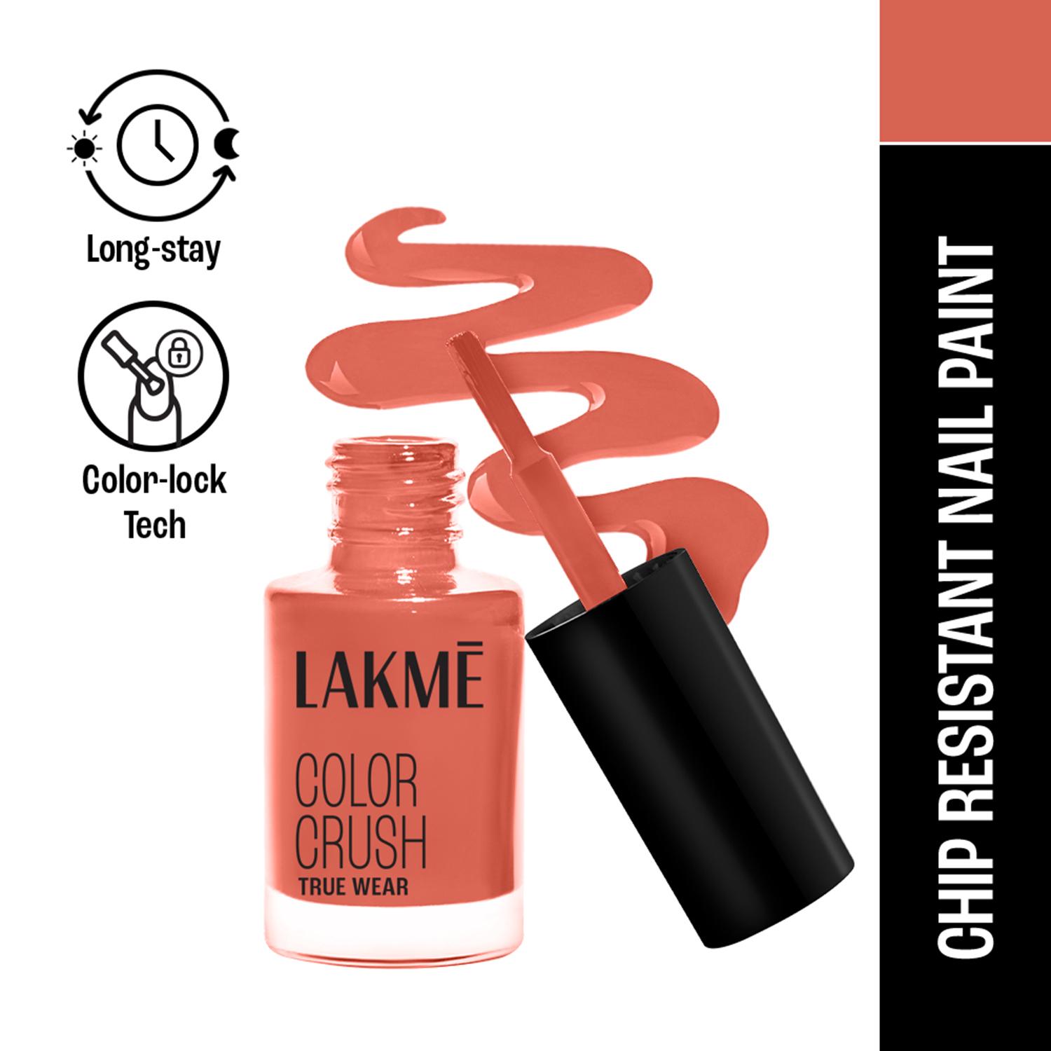 Lakme | Lakme True Wear Color Crush Nail Polish Long Lasting & Vibrant Nail Paint 237 (6 ml)