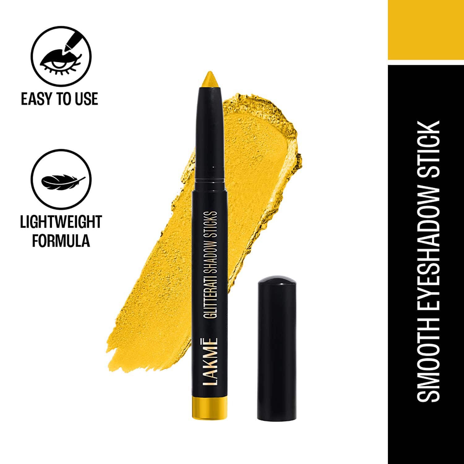 Lakme | Lakme Glitterati Shadow Sticks - Shimmering Gold (1.4 g)