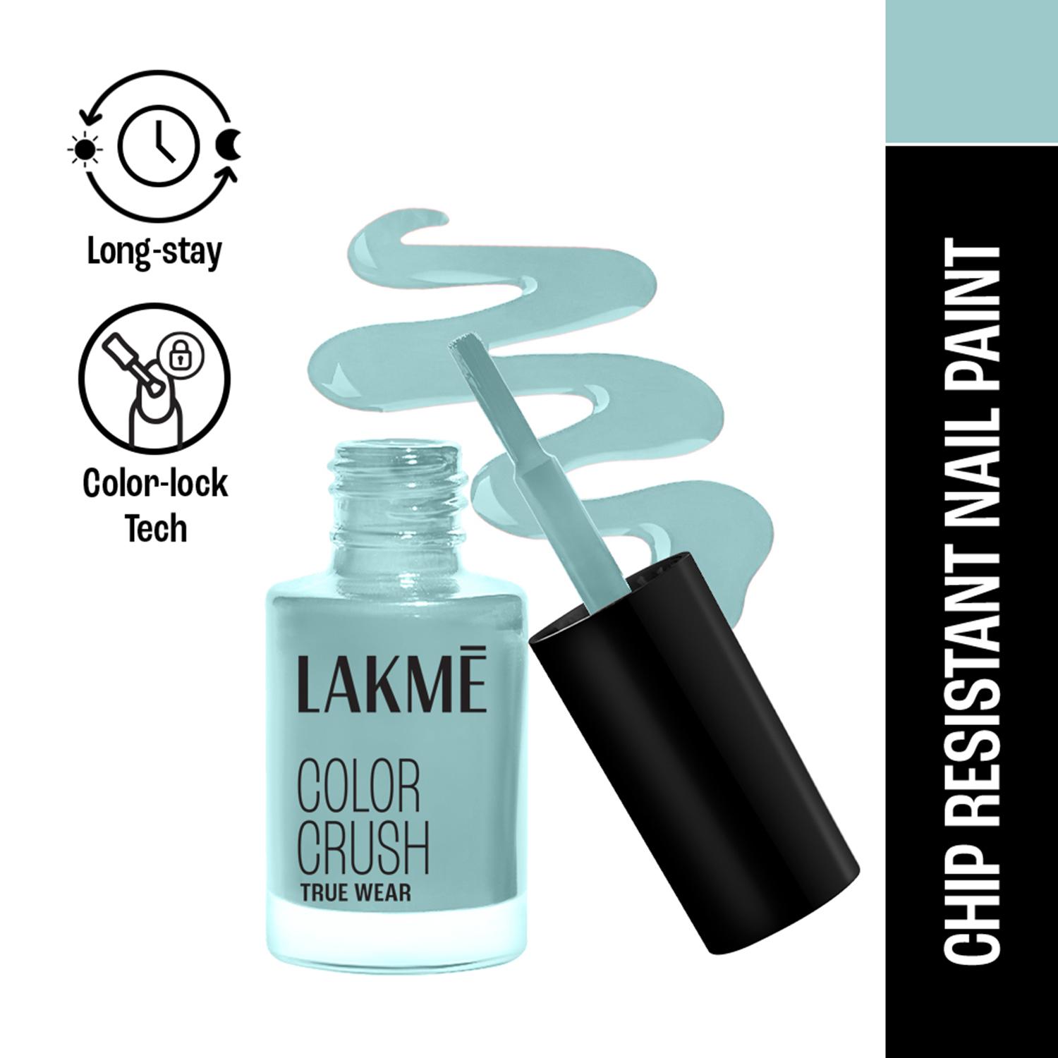 Lakme | Lakme True Wear Color Crush Nail Polish Long Lasting & Vibrant Nail Paint 13 (6 ml)