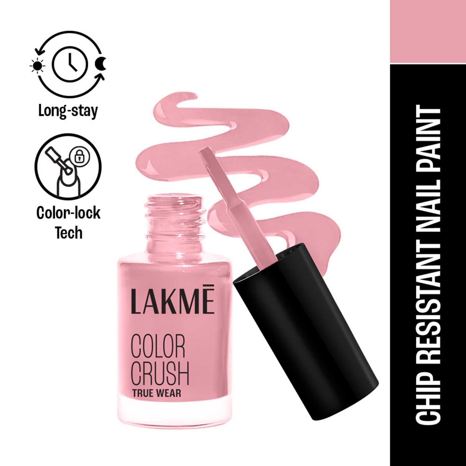 Lakme | Lakme True Wear Color Crush Nail Polish Long Lasting & Vibrant Nail Paint 20 (6 ml)