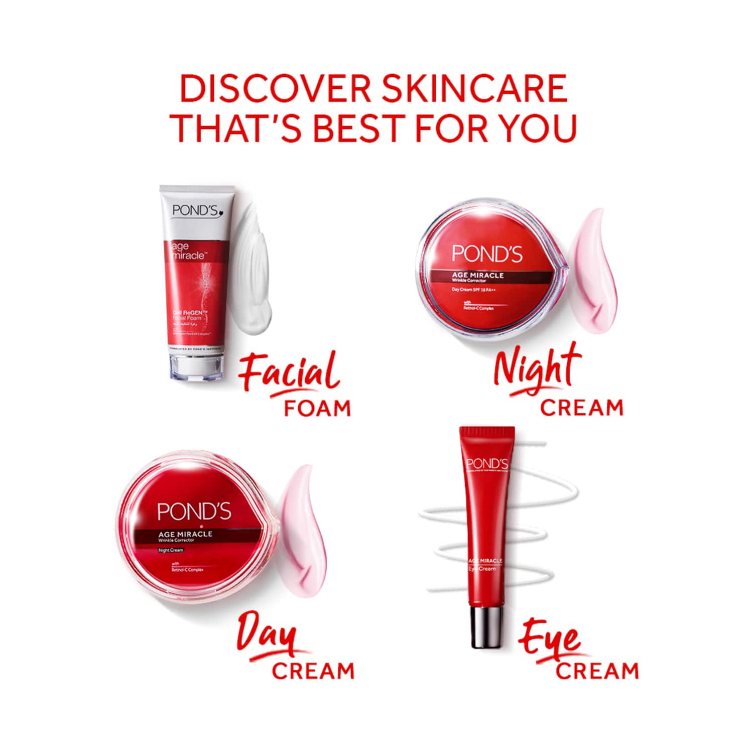 Ponds age miracle shop products