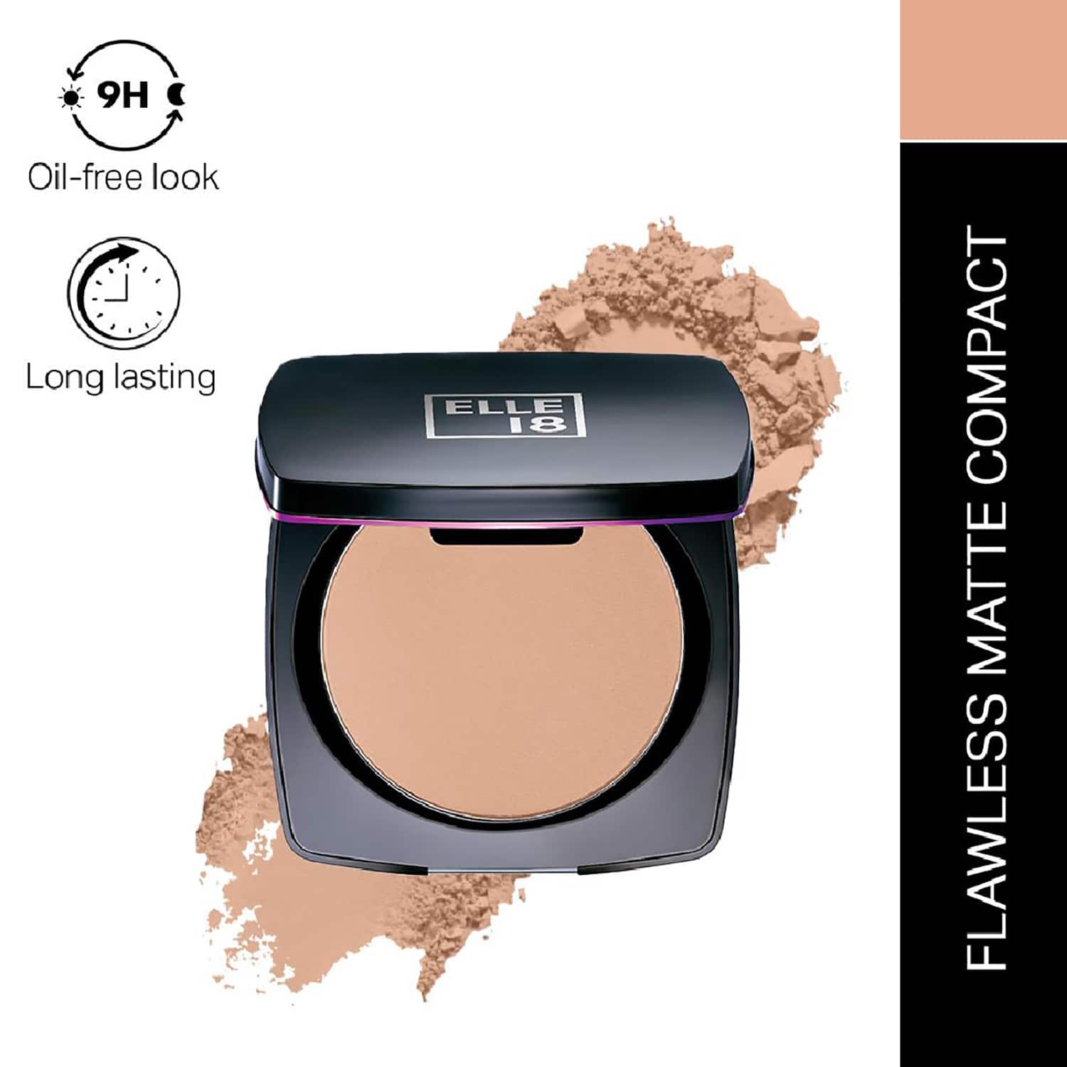 Elle 18 | Elle 18 Lasting Glow Compact - 4 Coral (9g)