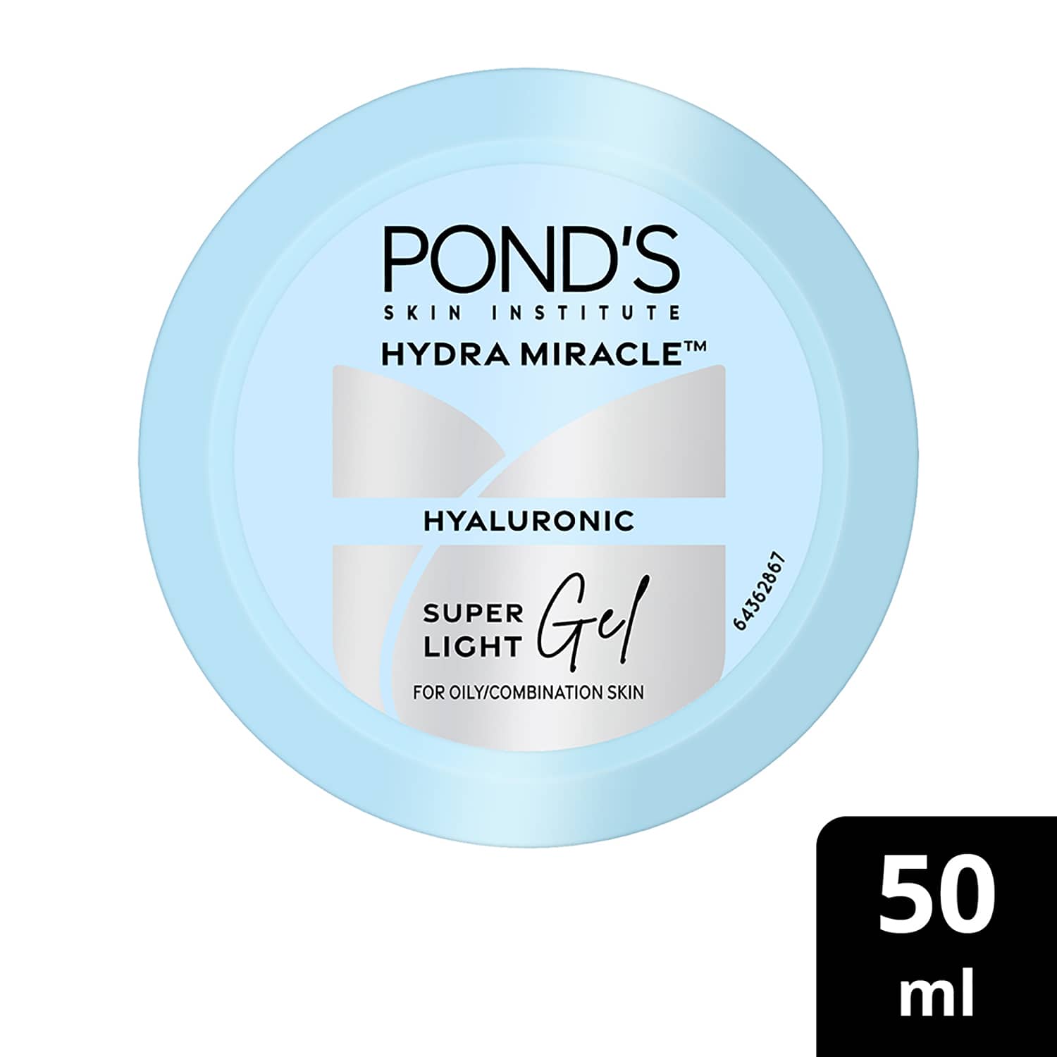Pond's | Pond's Super Light Gel Oil-Free Moisturizer with Hyaluronic Acid & Vitamin E (50ml)