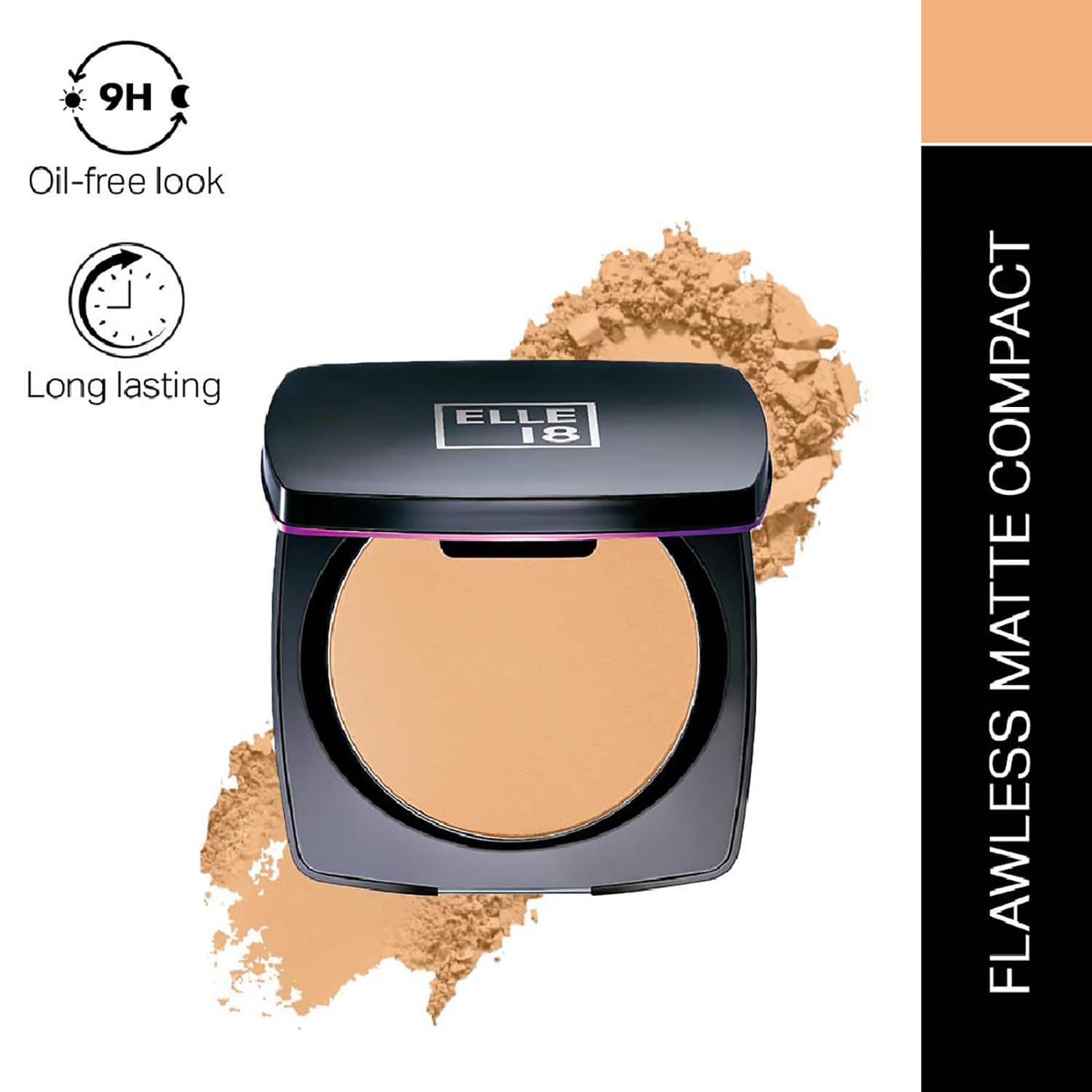 Elle 18 | Elle 18 Lasting Glow Compact - 2 Marble (9g)