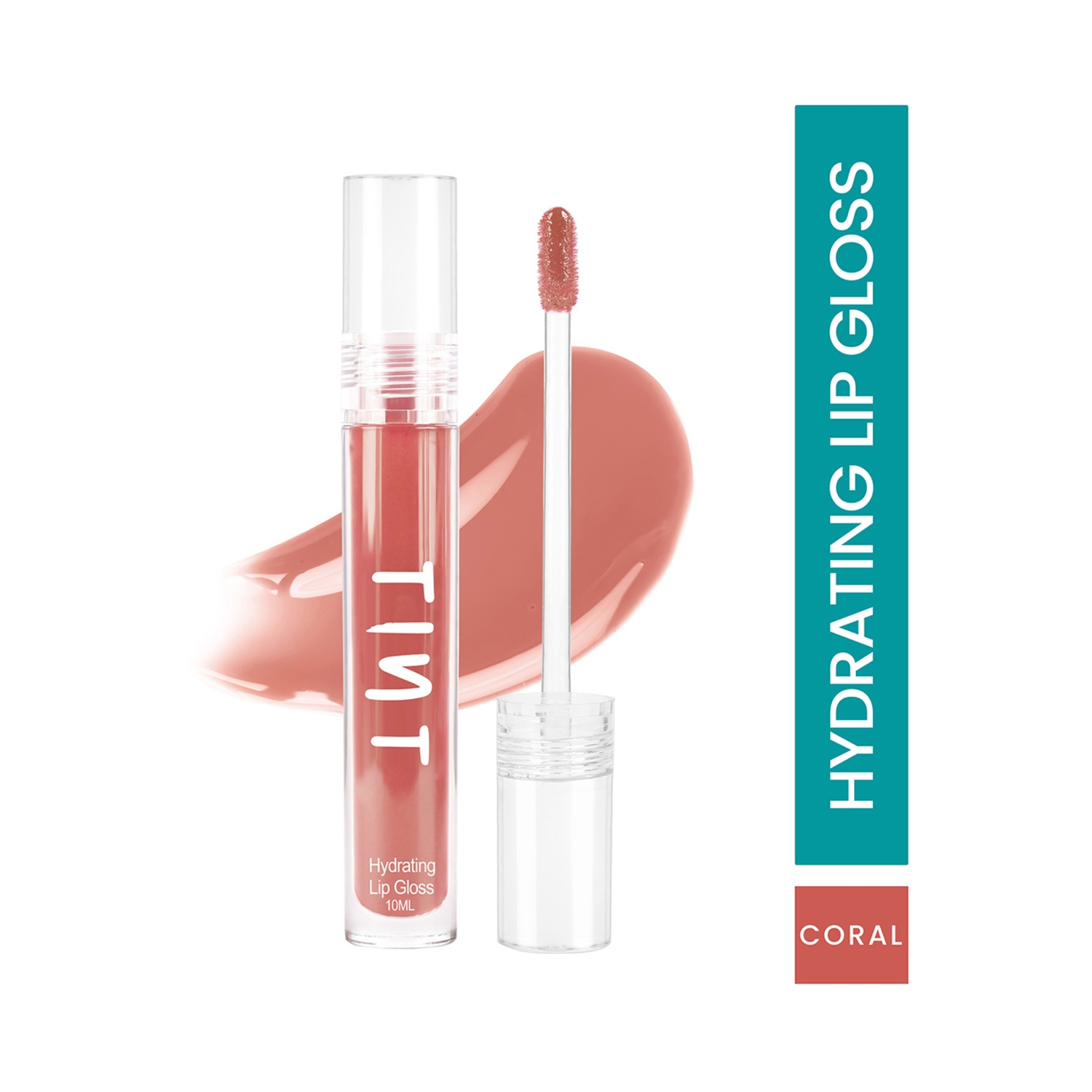 Tint Cosmetics Hydrating Lip Gloss - Coral (10ml)