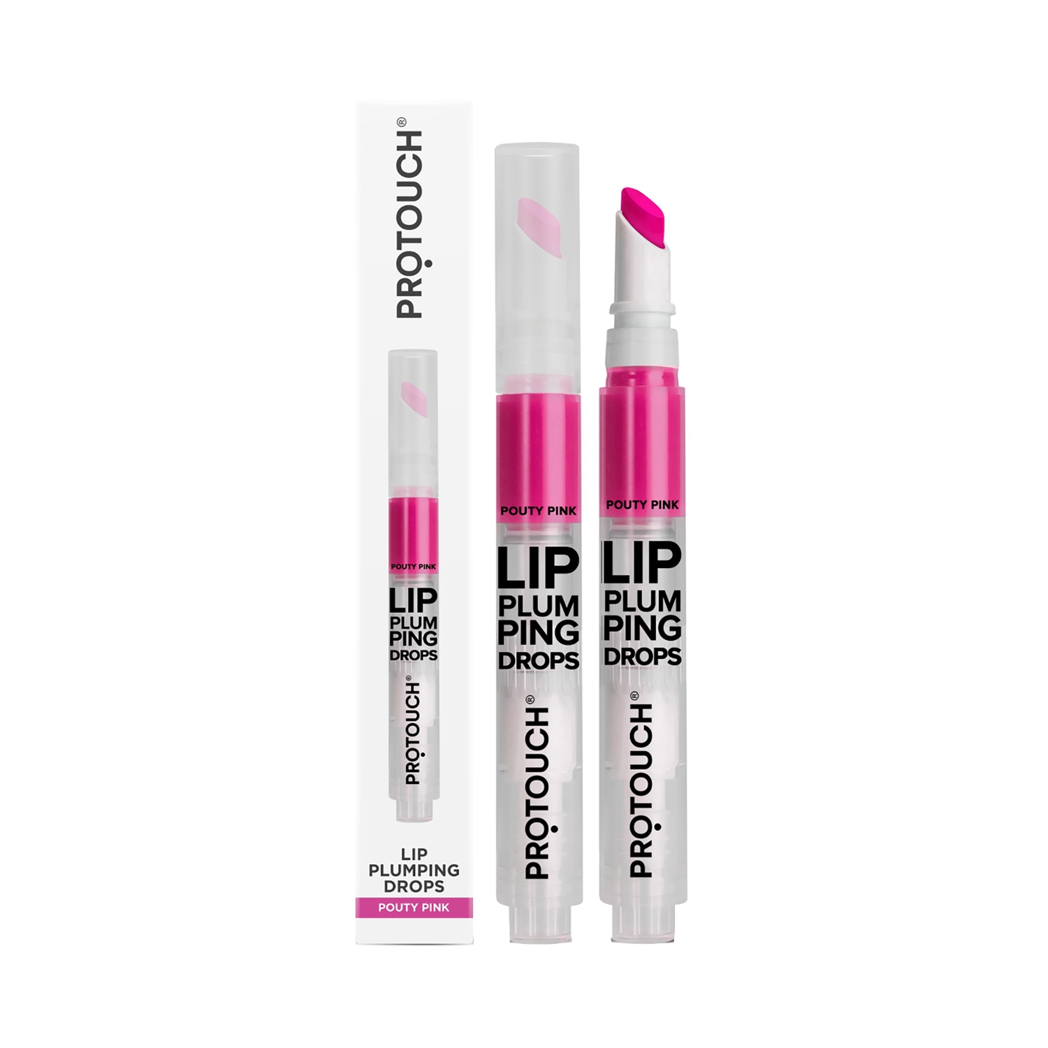 Protouch | Protouch Lip Plumping Tint with Grapeseed Extracts, Fuller Lips and Long Lasting (Pink)