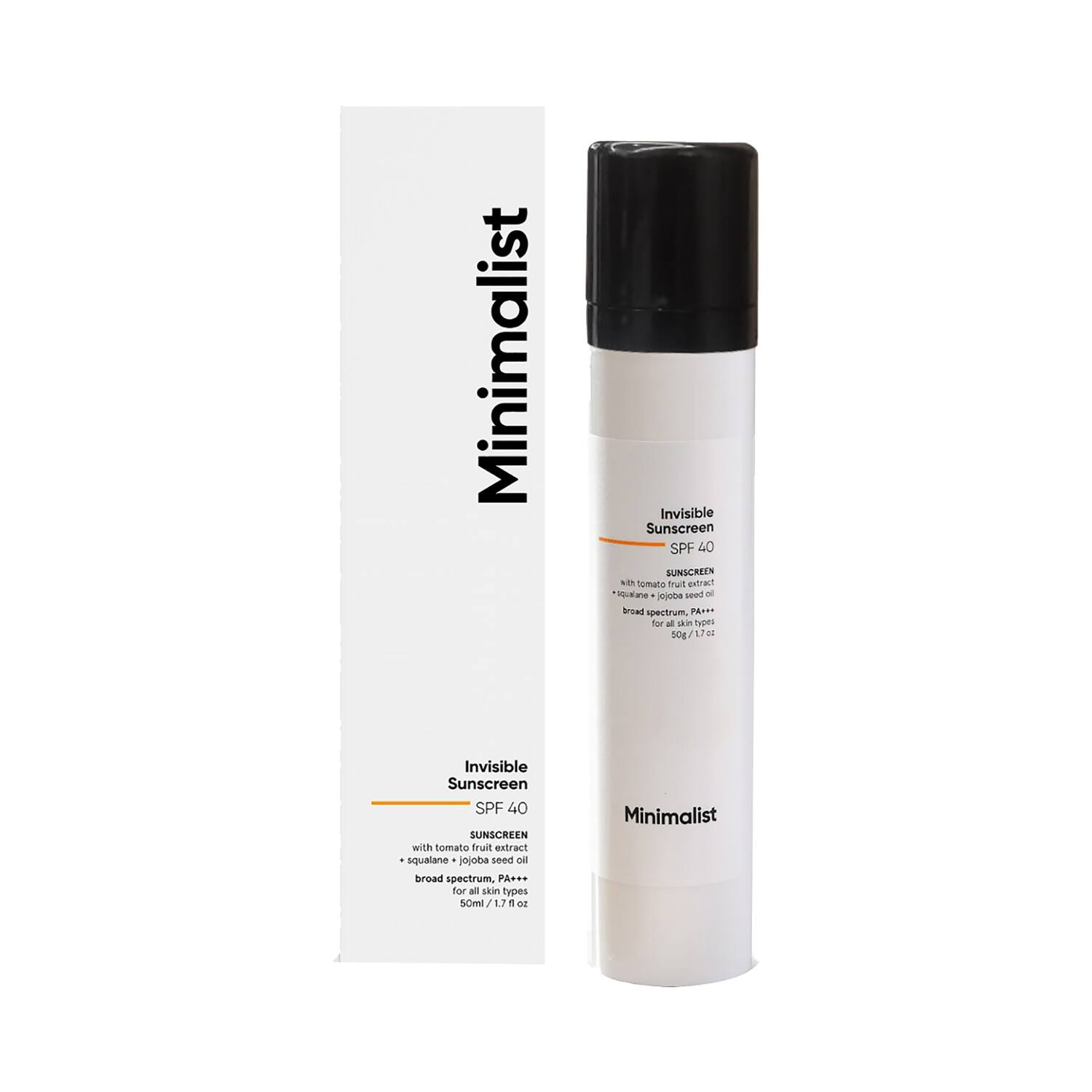 Minimalist | Minimalist Invisible Sunscreen With Tomato Fruit Extract SPF 40+ PA +++ (50g)