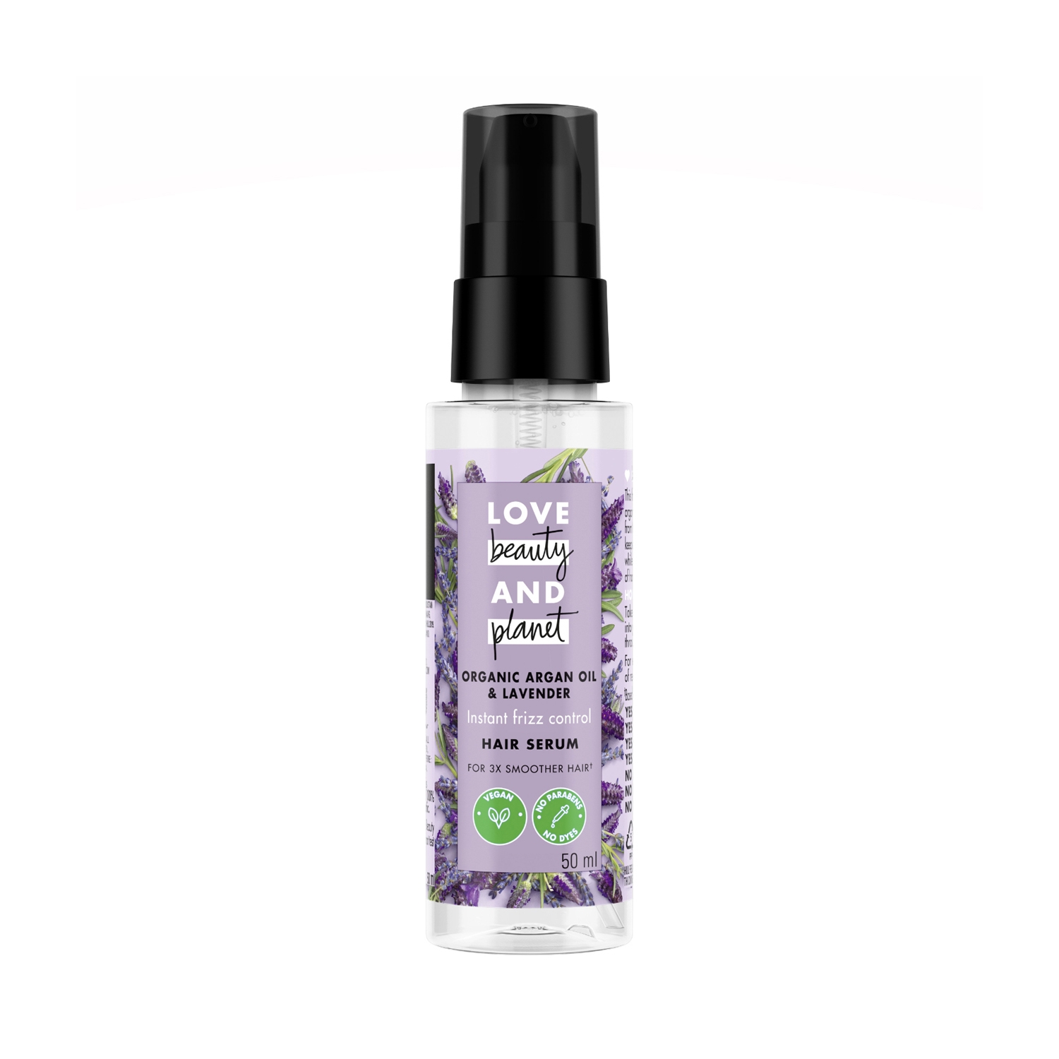 Love Beauty & Planet | Love Beauty & Planet Argan Oil & Lavender Hair Serum (50ml)