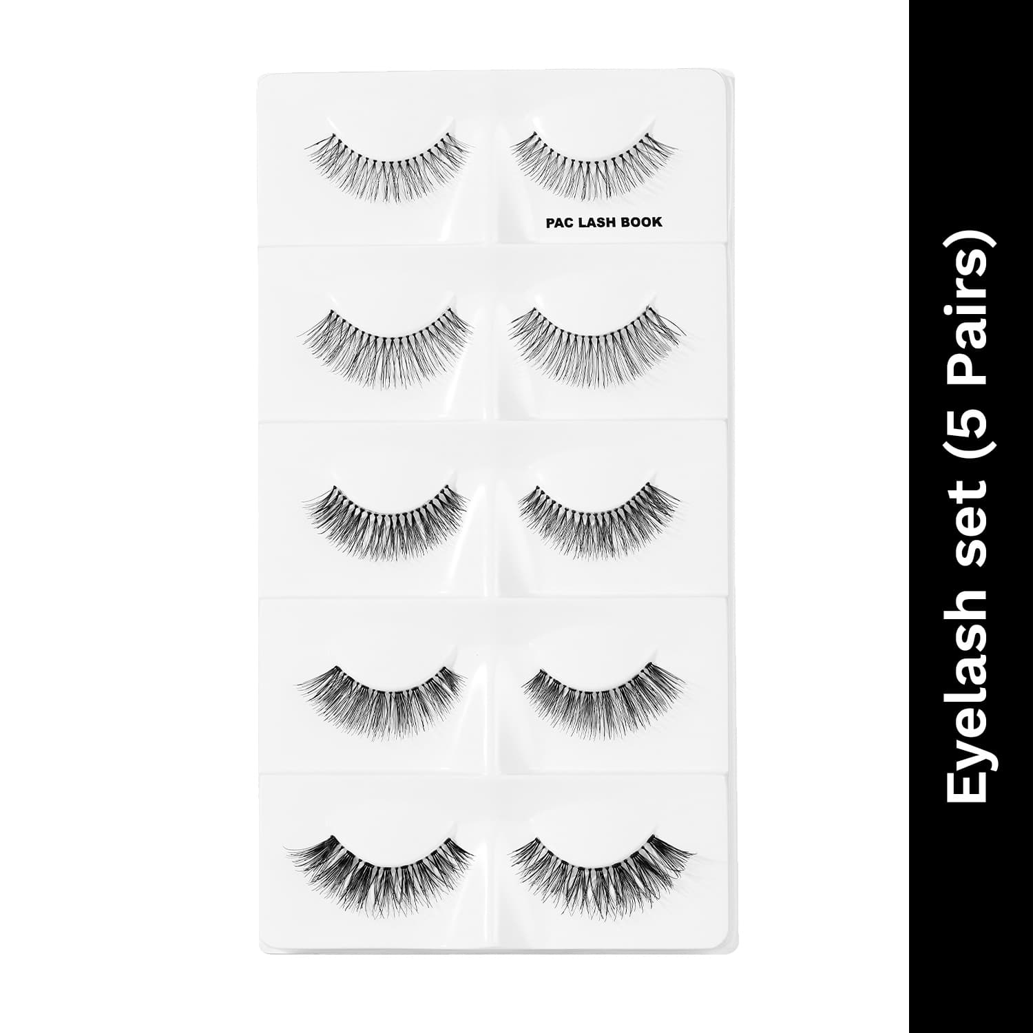 PAC | PAC Season 1 Lash Book False Eyelashes - Black (10Pcs)