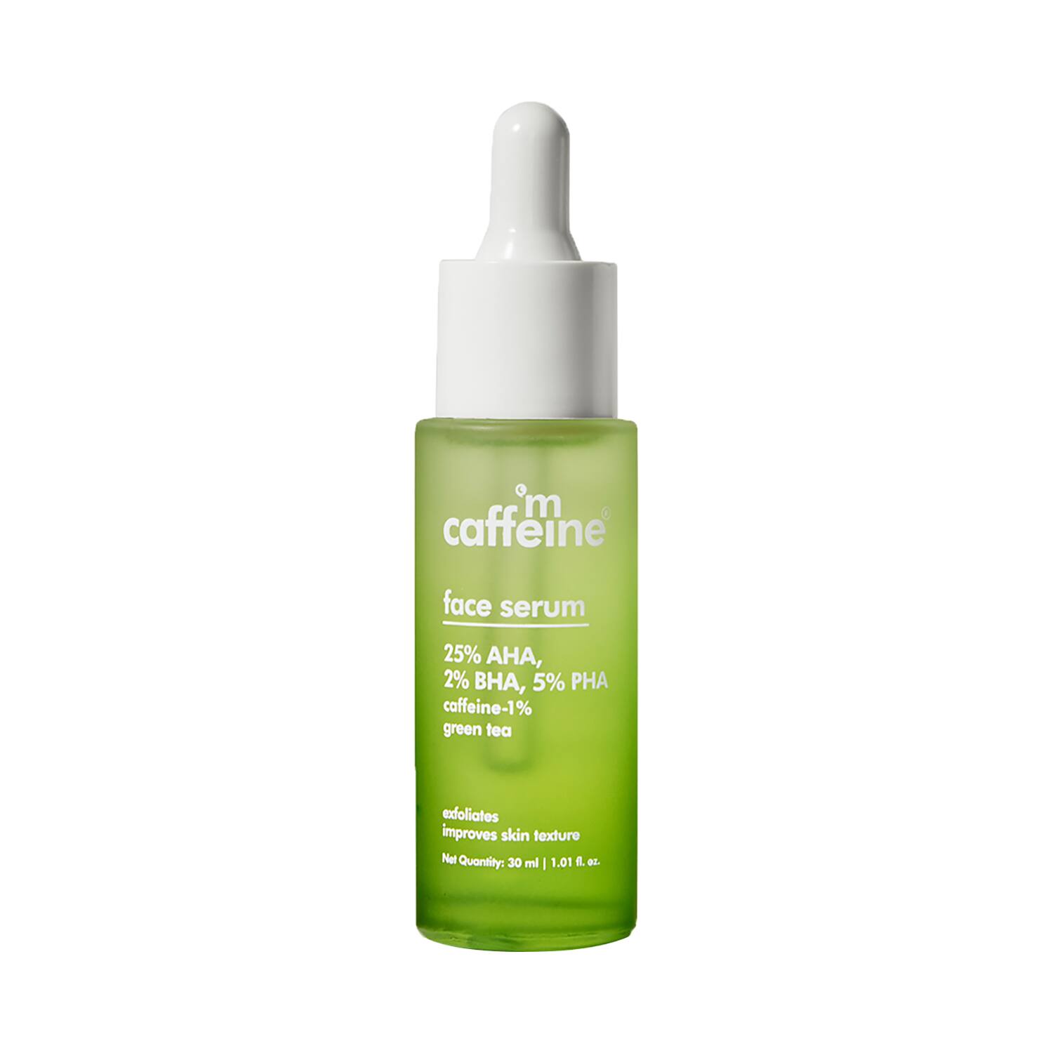 mCaffeine | mCaffeine Green Tea And 25% AHA, 2% BHA, 5% PHA Face Serum (30ml)