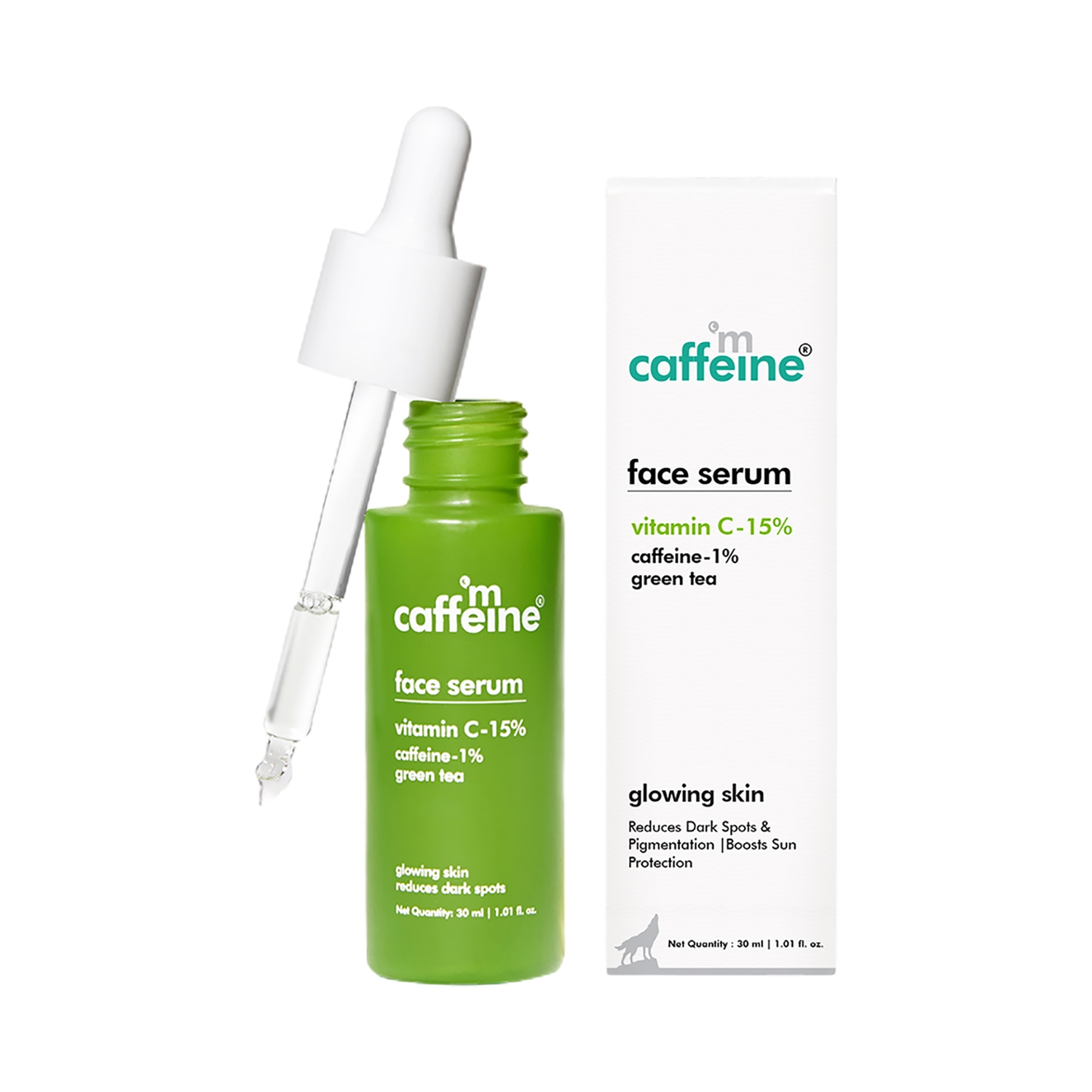 mCaffeine | mCaffeine Green Tea And 15% Vitamin C Face Serum (30ml)