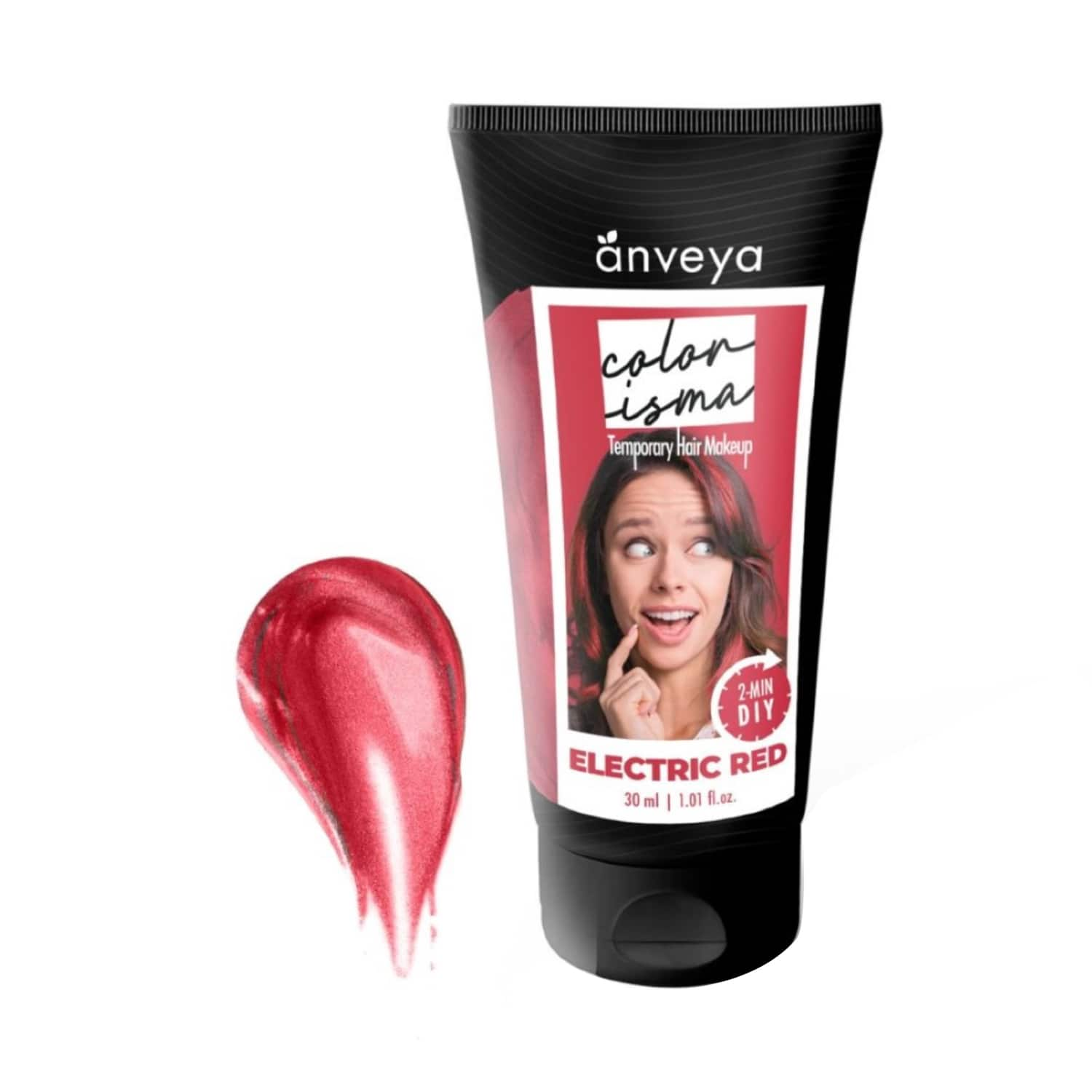 Anveya | Anveya Colorisma Hair Color Makeup - Electric Red (30ml)