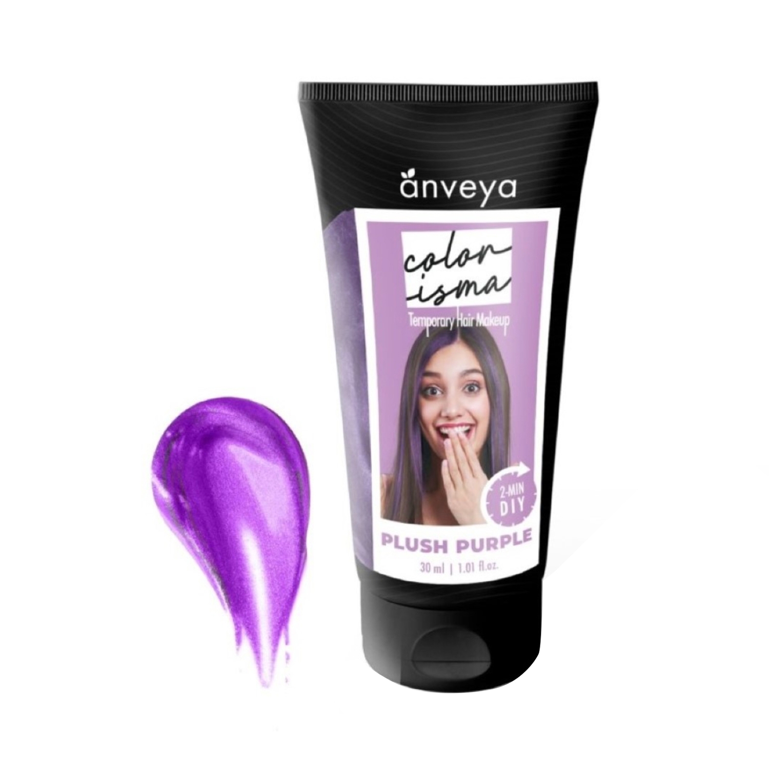 Anveya | Anveya Colorisma Hair Color Makeup - Plush Purple (30ml)