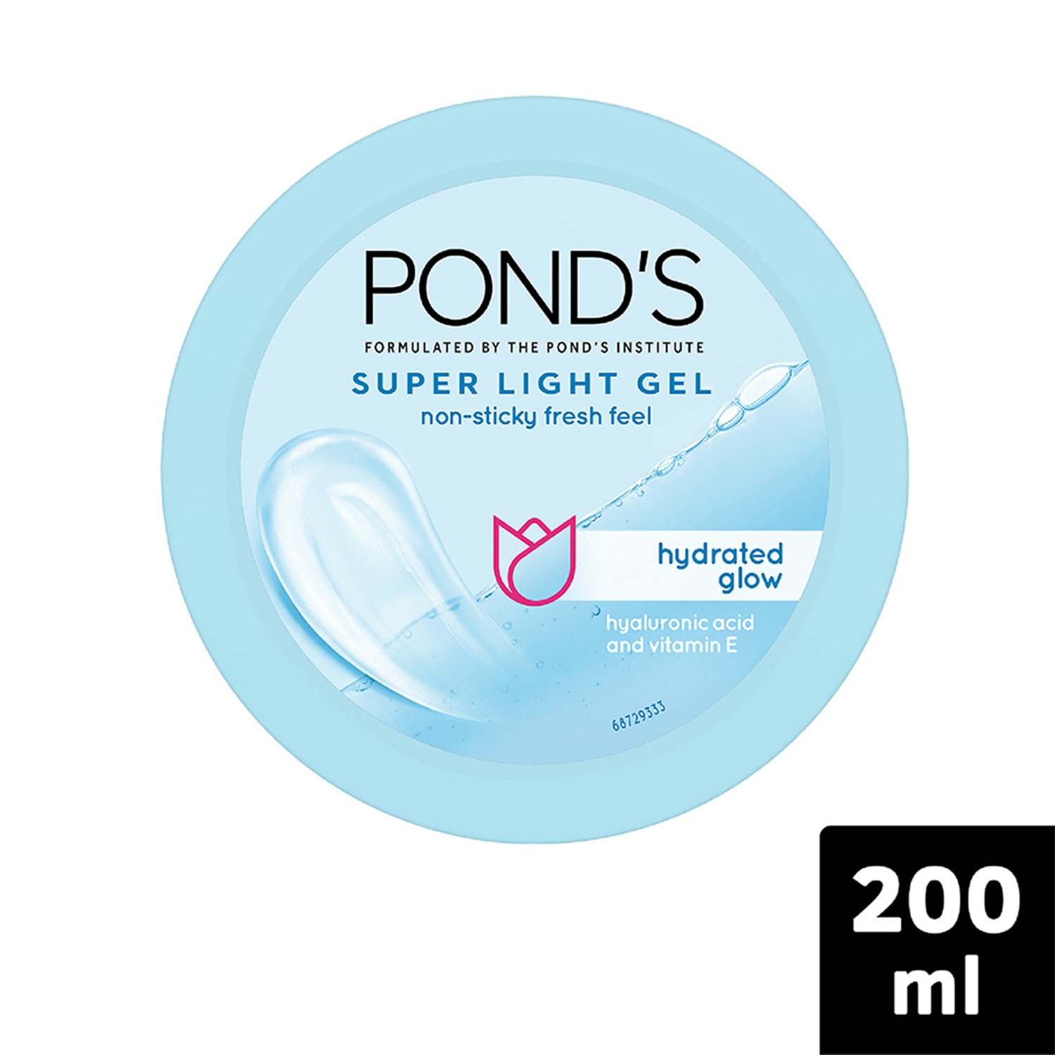 Pond's | Pond's Super Light Gel Oil Free Moisturizer With Hyaluronic Acid & Vitamin E (200ml)