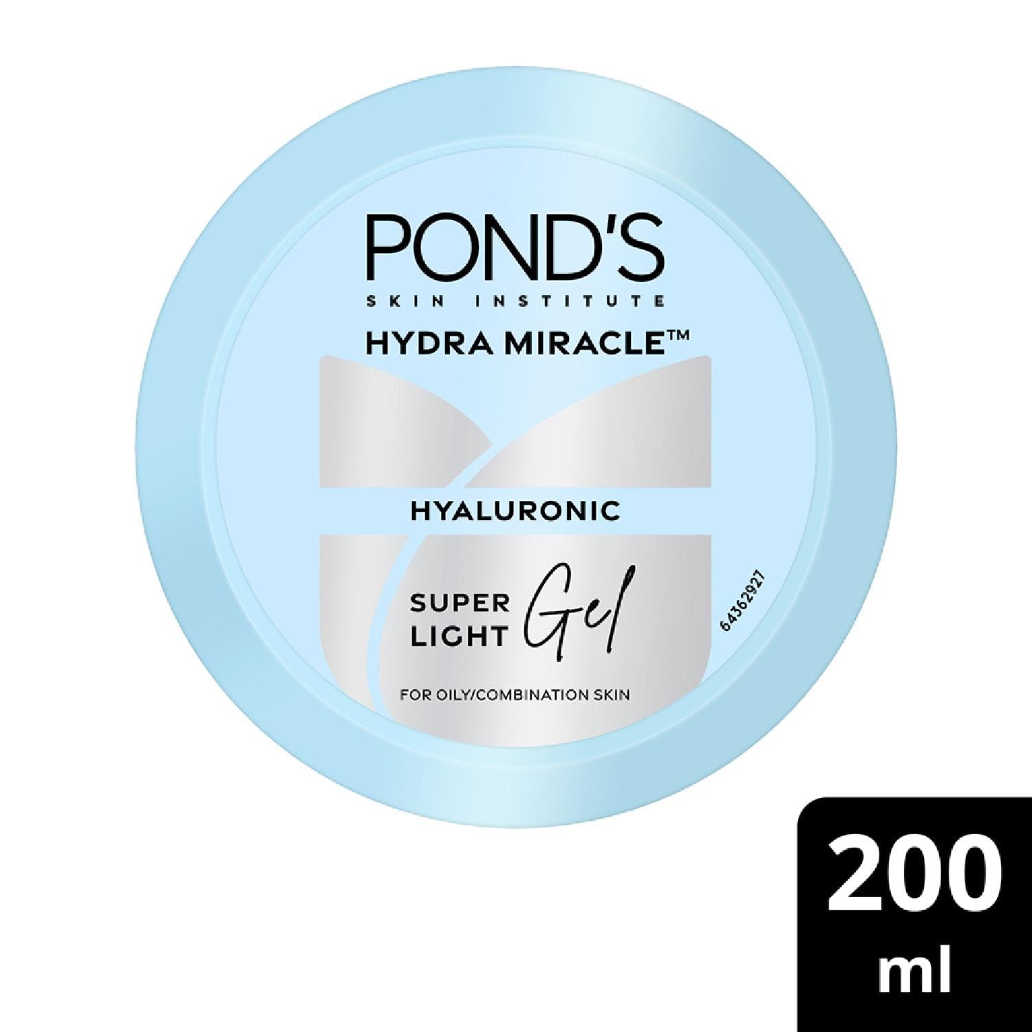 Pond #39 s Super Light Gel Oil Free Moisturizer with Hyaluronic Acid Pond #39 s Super Light Gel Oil Free Moisturizer with Hyaluronic Acid