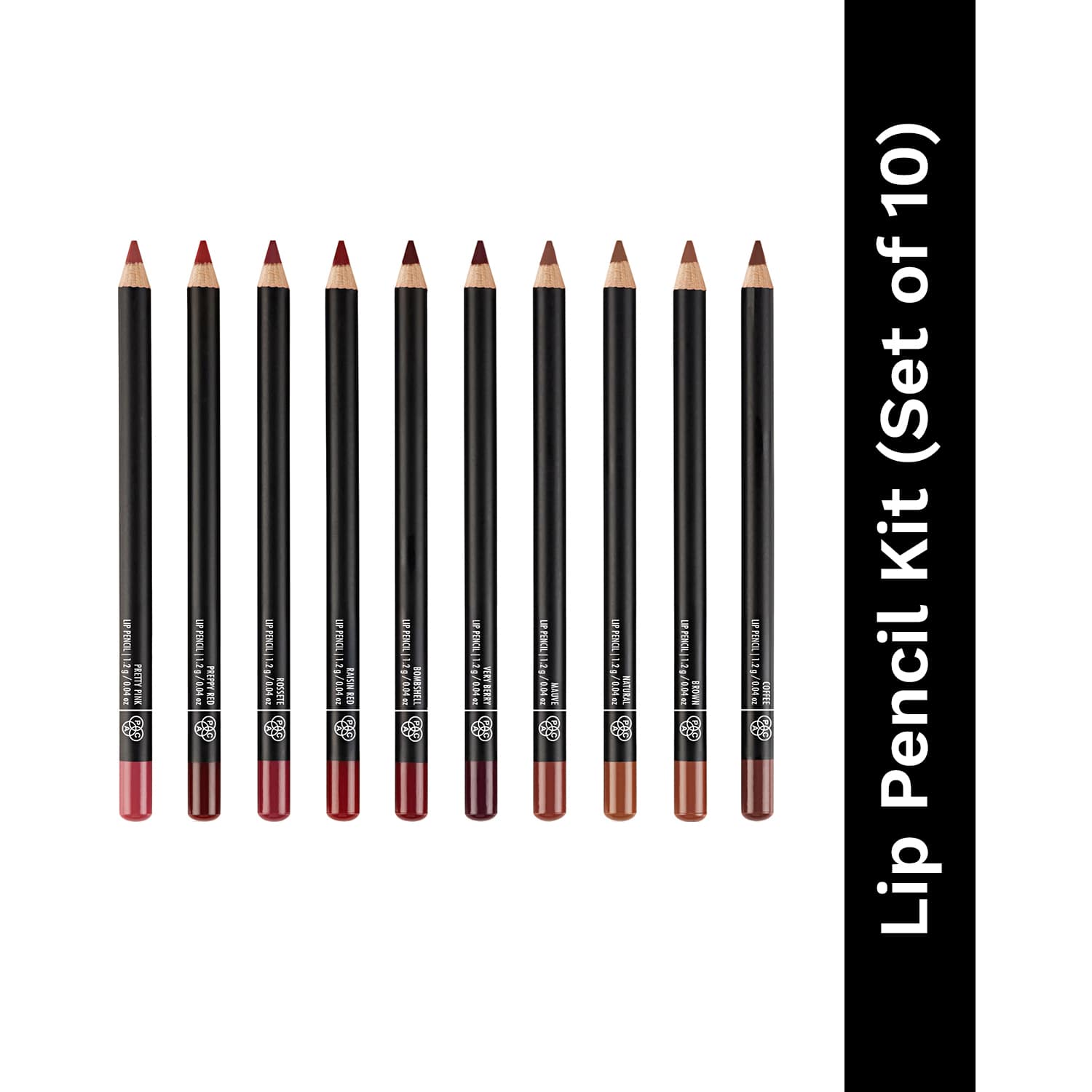 PAC | PAC Studio Lip Pencil Vault (10Pcs)