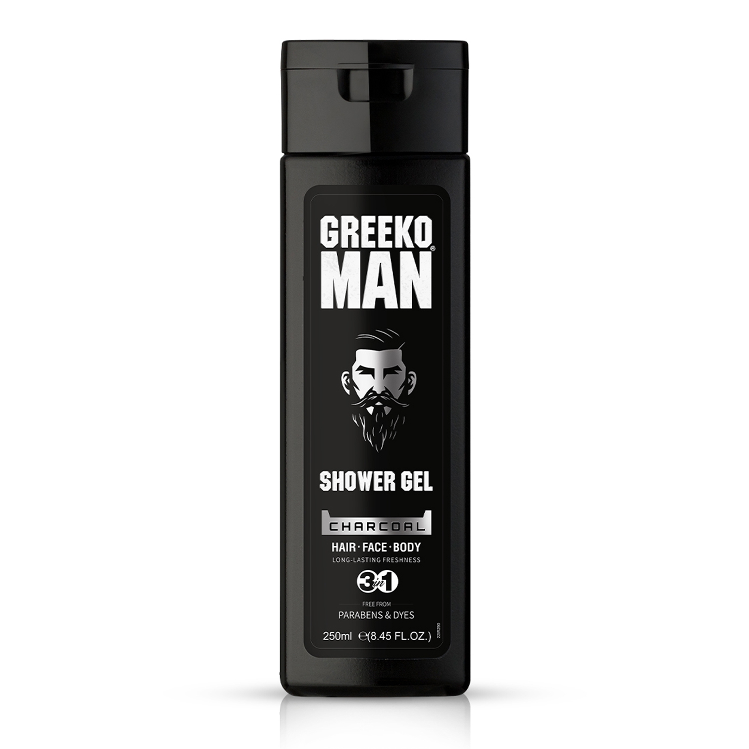 Greeko Man | Greeko Man 3-In-1 Charcoal Shower Gel (250ml)