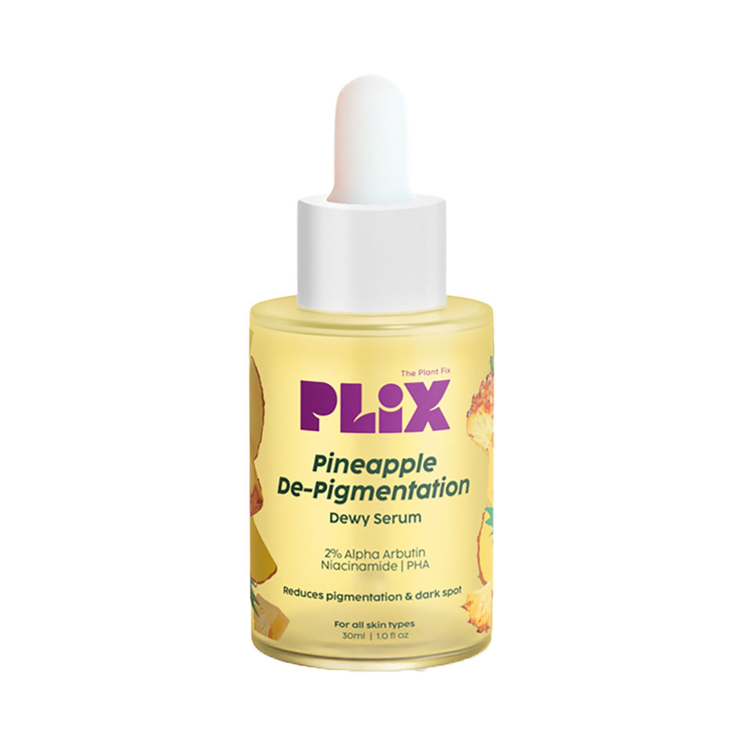 Plix The Plant Fix | Plix The Plant Fix 2% Alpha Arbutin Pineapple Face Serum (30ml)