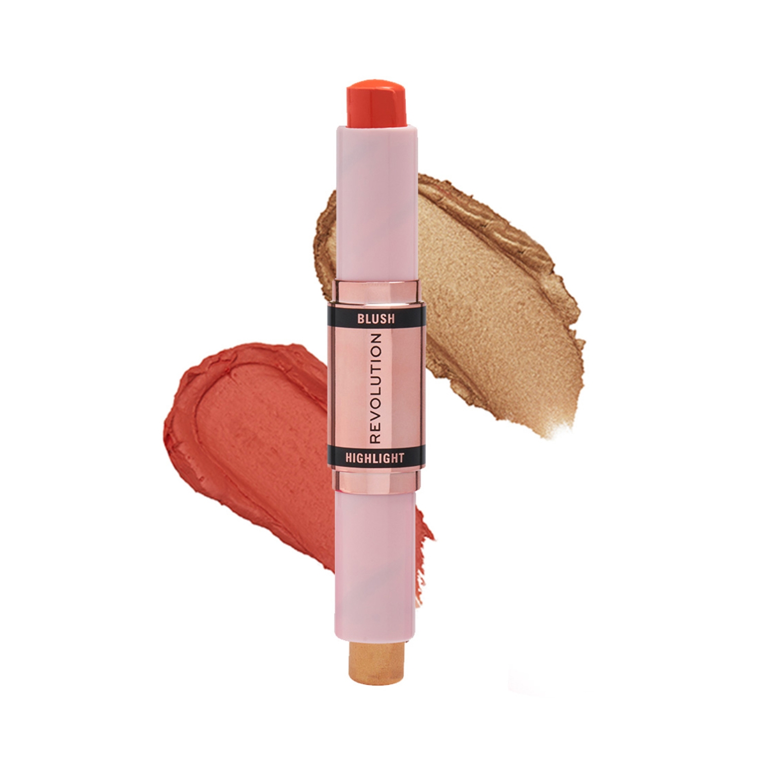 Makeup Revolution | Makeup Revolution Blush & Highlight Stick - Coral Dew (8.6g)