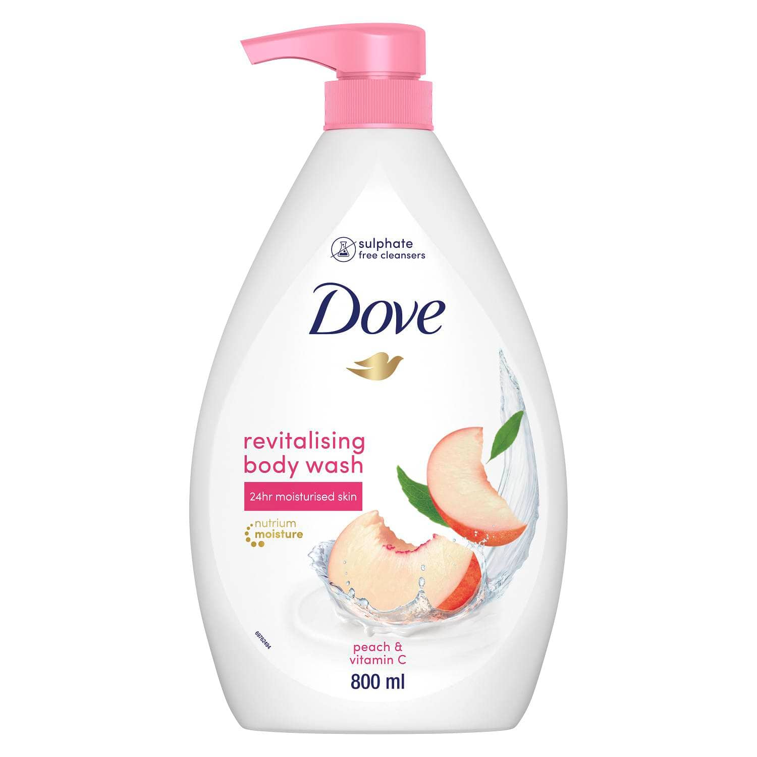 Dove | Dove Revitalizing Body wash with scented Peach and Vitamin C  (800 ml)