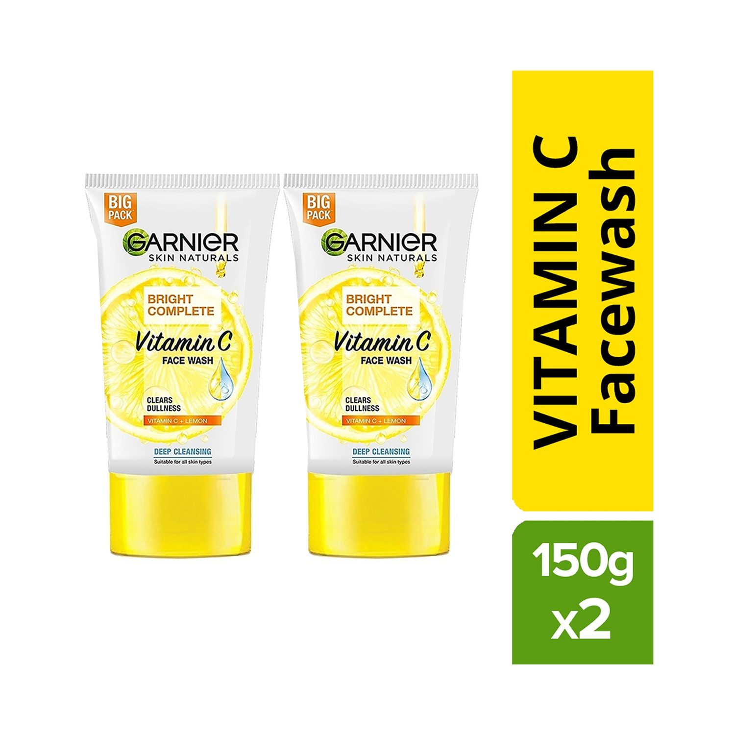 Garnier | Garnier Bright Complete Vitamin C Facewash - (2 Pcs)