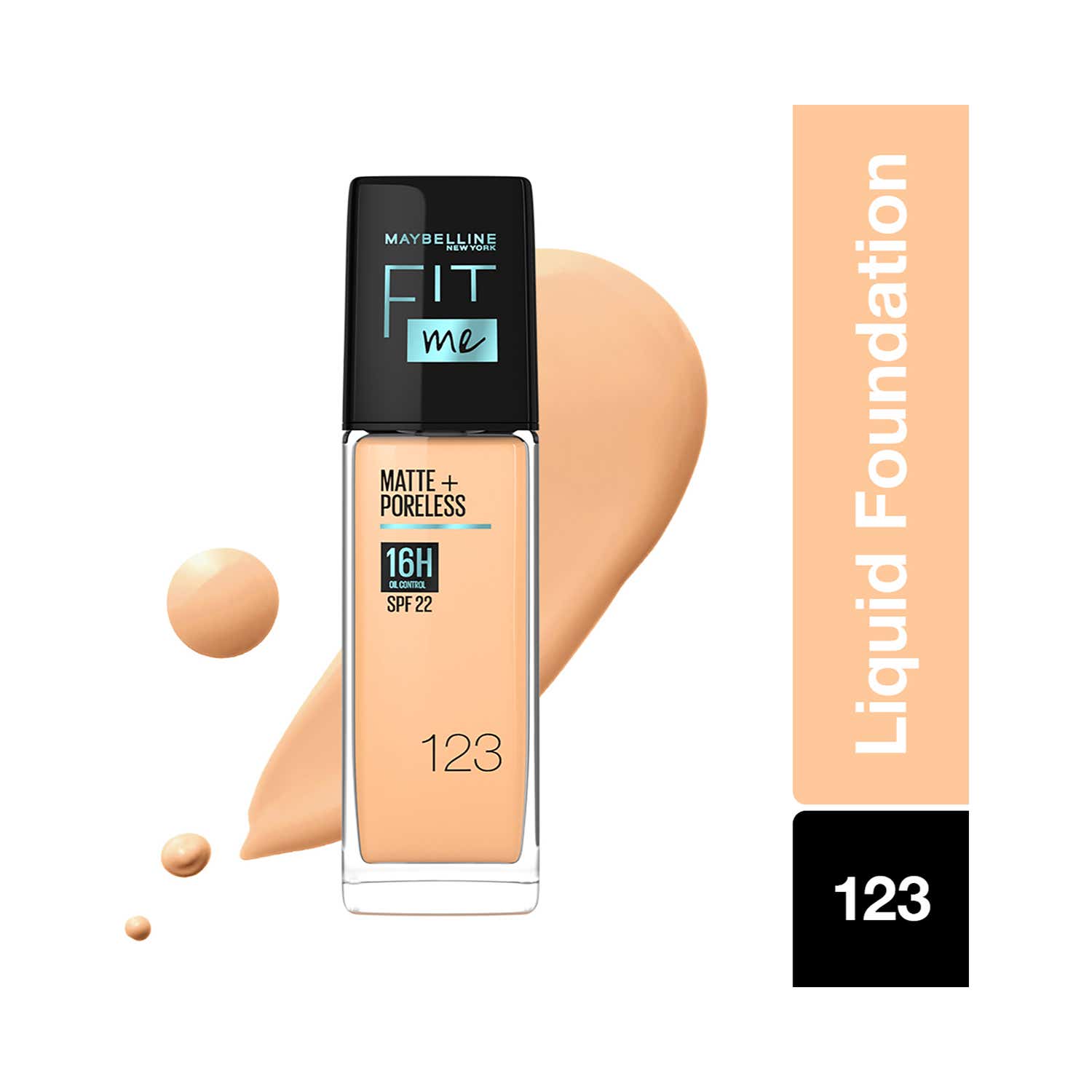 Maybelline New York Fit Me Matte Poreless Liquid Foundation SPF 22 