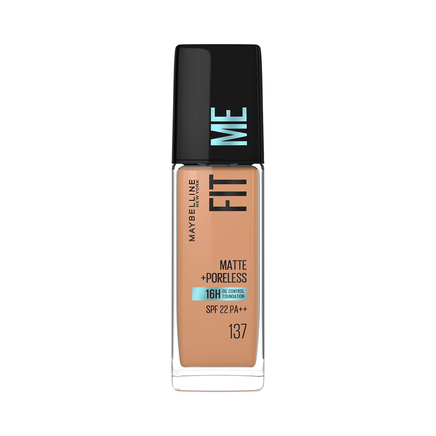 Maybelline New York | Maybelline New York Fit Me Matte + Poreless Liquid Foundation SPF 22 - 137 Golden Tan (30ml)
