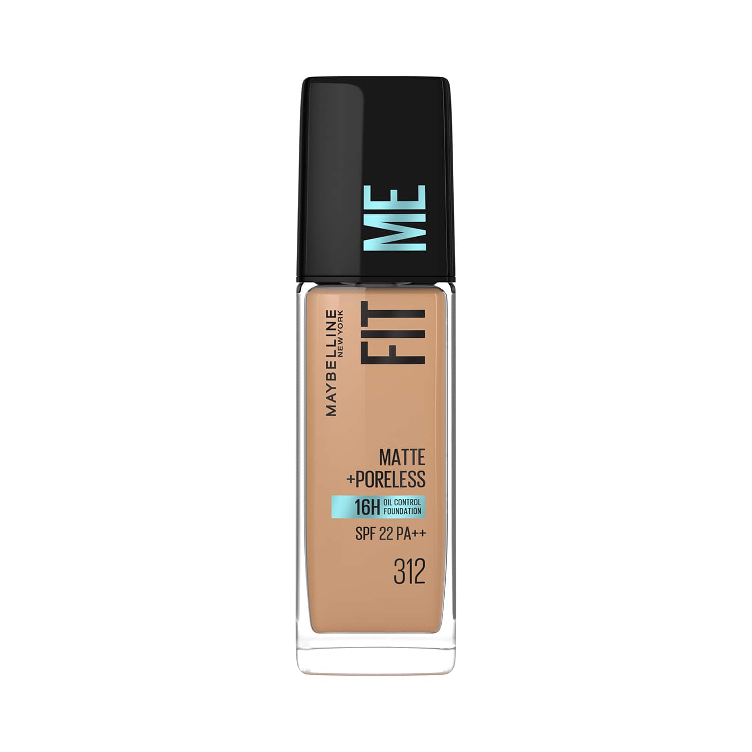 Maybelline New York | Maybelline New York Fit Me Matte + Poreless Liquid Foundation SPF 22 - 312 Golden (30ml)