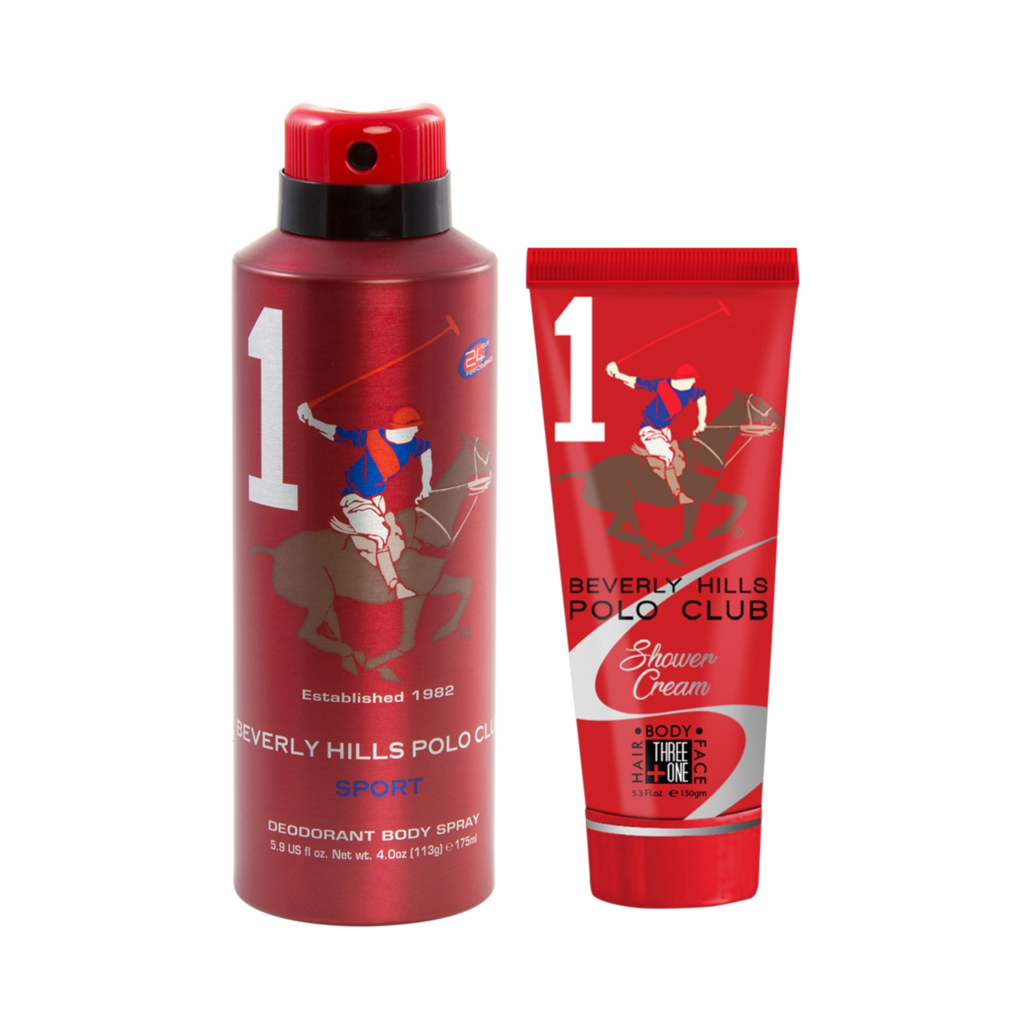 BEVERLY HILLS POLO CLUB | BEVERLY HILLS POLO CLUB No.1 Sports Deodorant & Shower Cream Gift Set (2Pcs)
