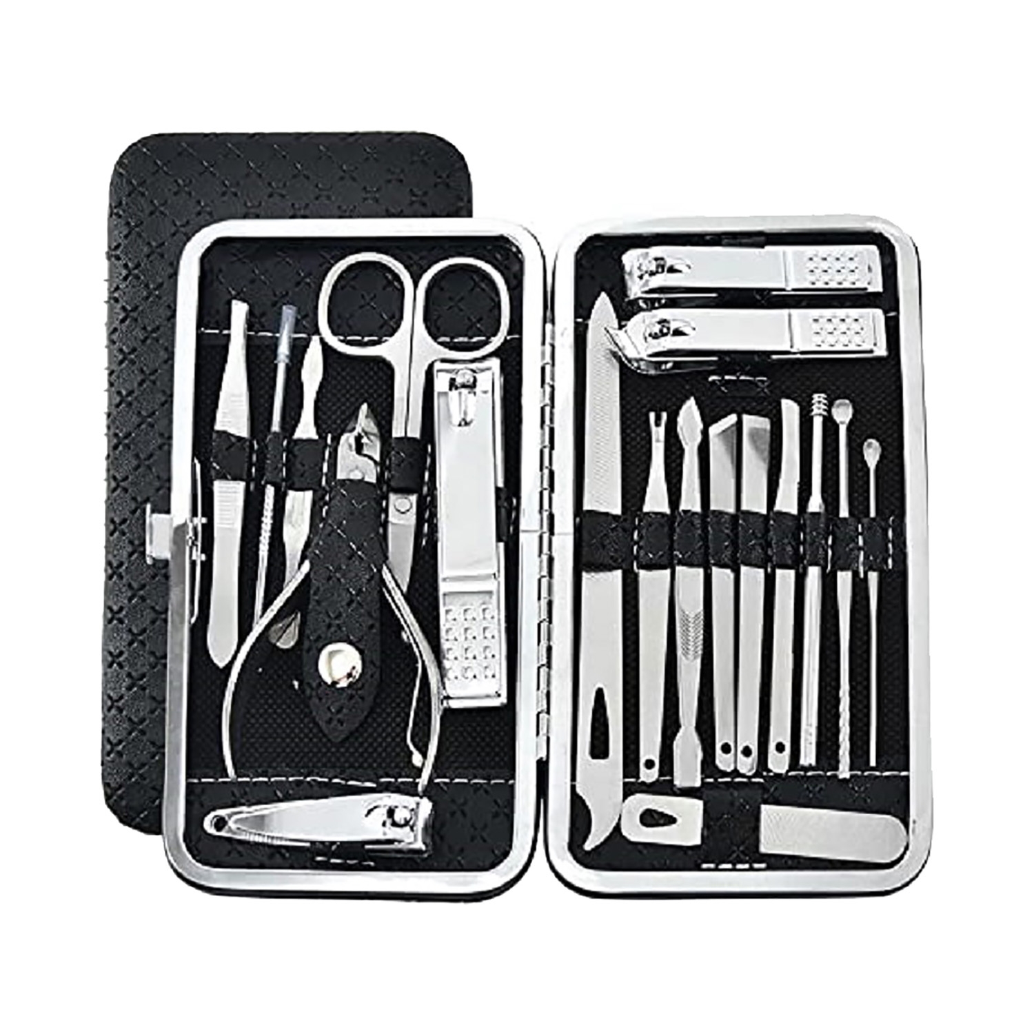 Bronson Professional | Bronson Professional Manicure & Pedicure 19-In-1 Tool Kit Set with Storage Box (1Pc)