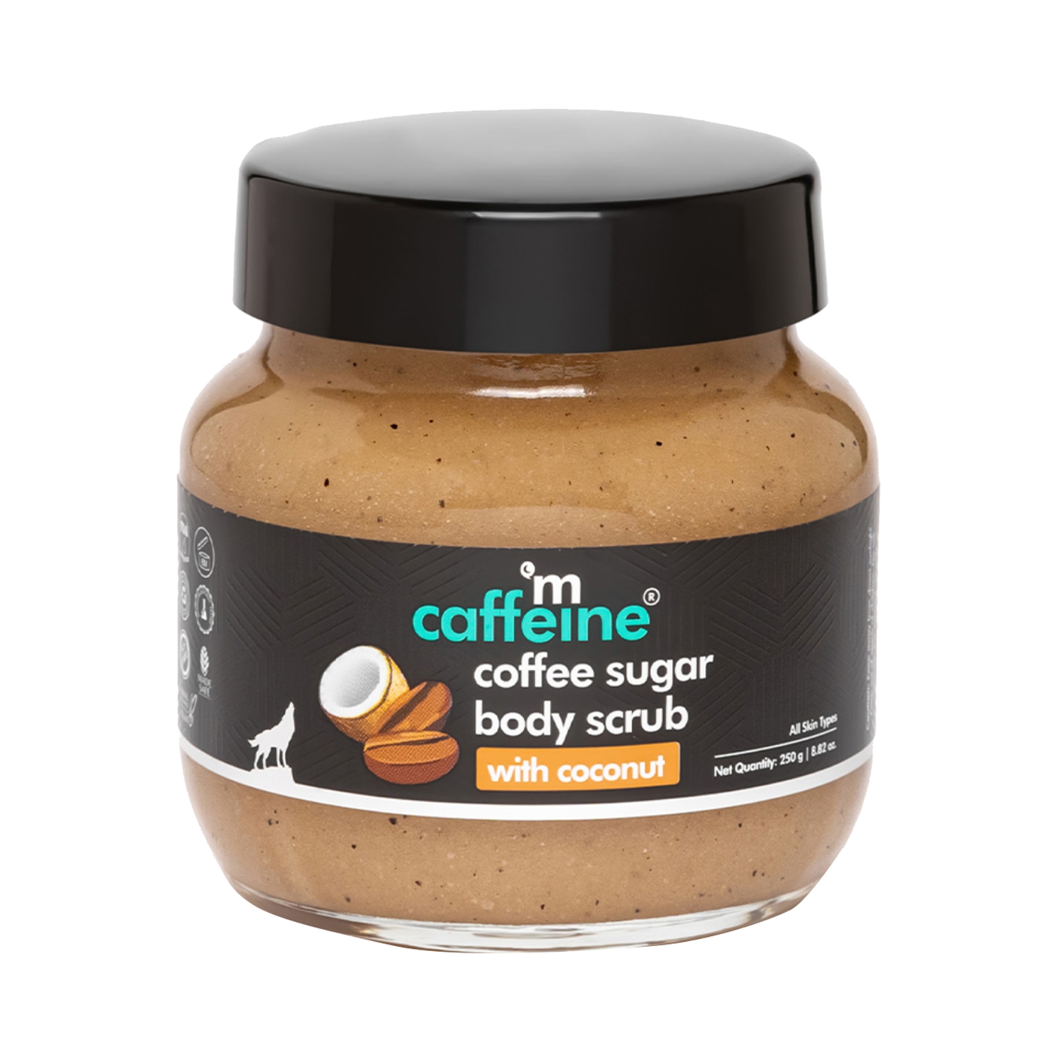 mCaffeine | mCaffeine Coffee Sugar Body Scrub With Coconut (250g)