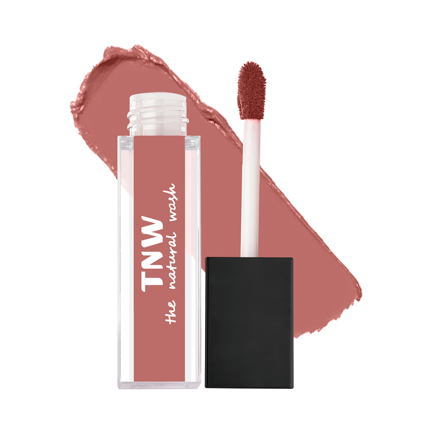 TNW The Natural Wash | TNW The Natural Wash Matte Velvet Longstay Mini Liquid Lipstick - 08 Pretty Peach (1.2ml)