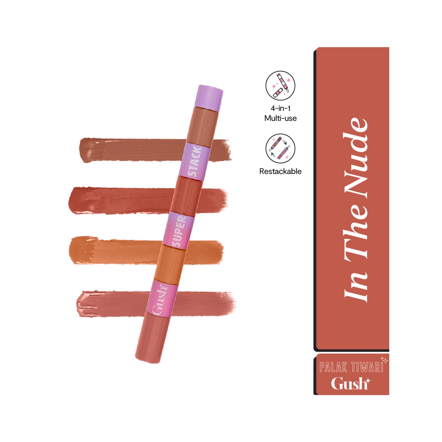 Gush Beauty | Gush Beauty Super Stack Liquid Lipstick - In The Nude (8.4g)