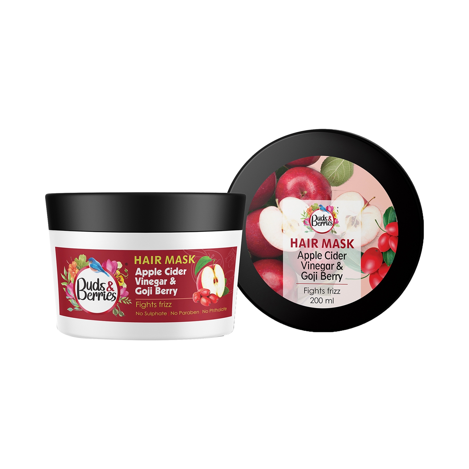 Buds & Berries | Buds & Berries Apple Cider Vinegar And Goji Berry Hair Mask (200ml)