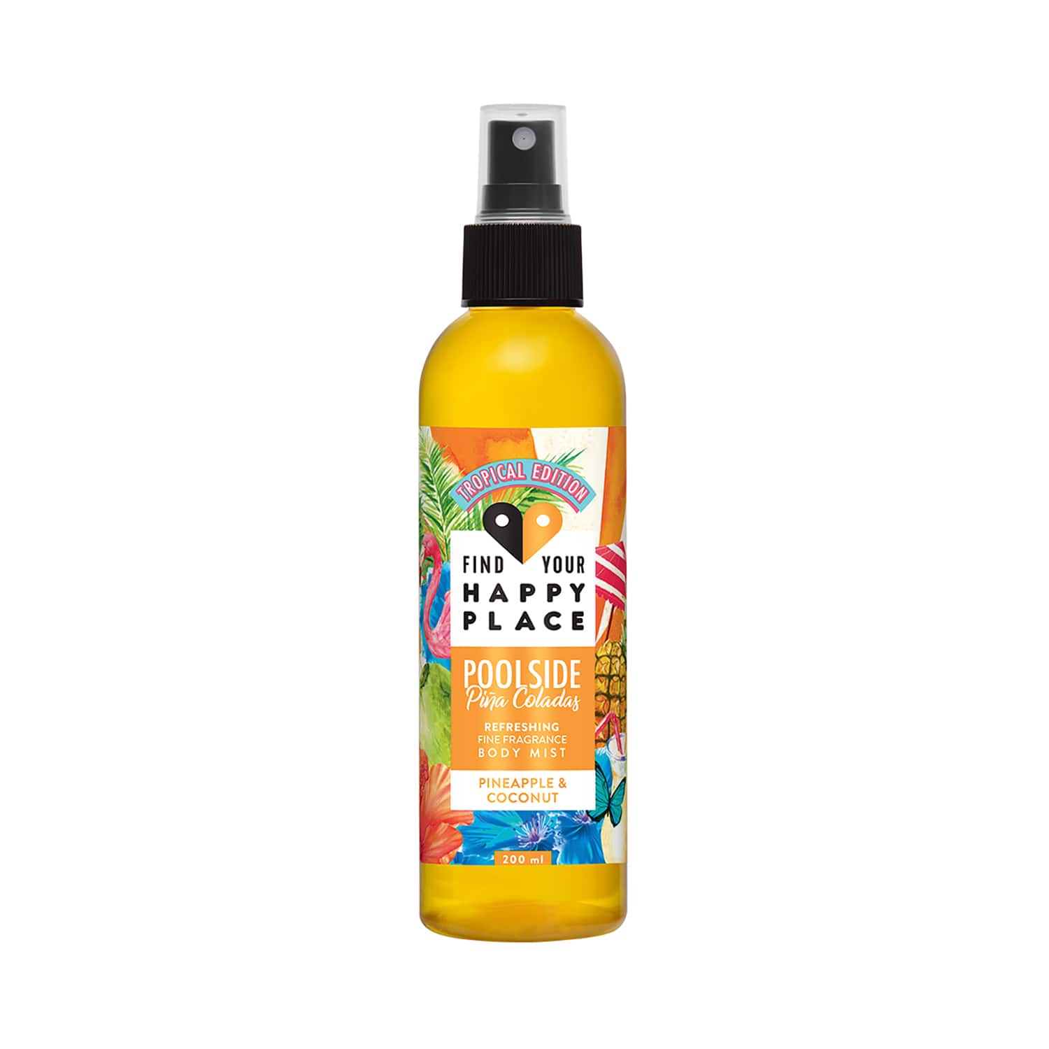 Find Your Happy Place Poolside Pina Coladas Pineapple Creamy