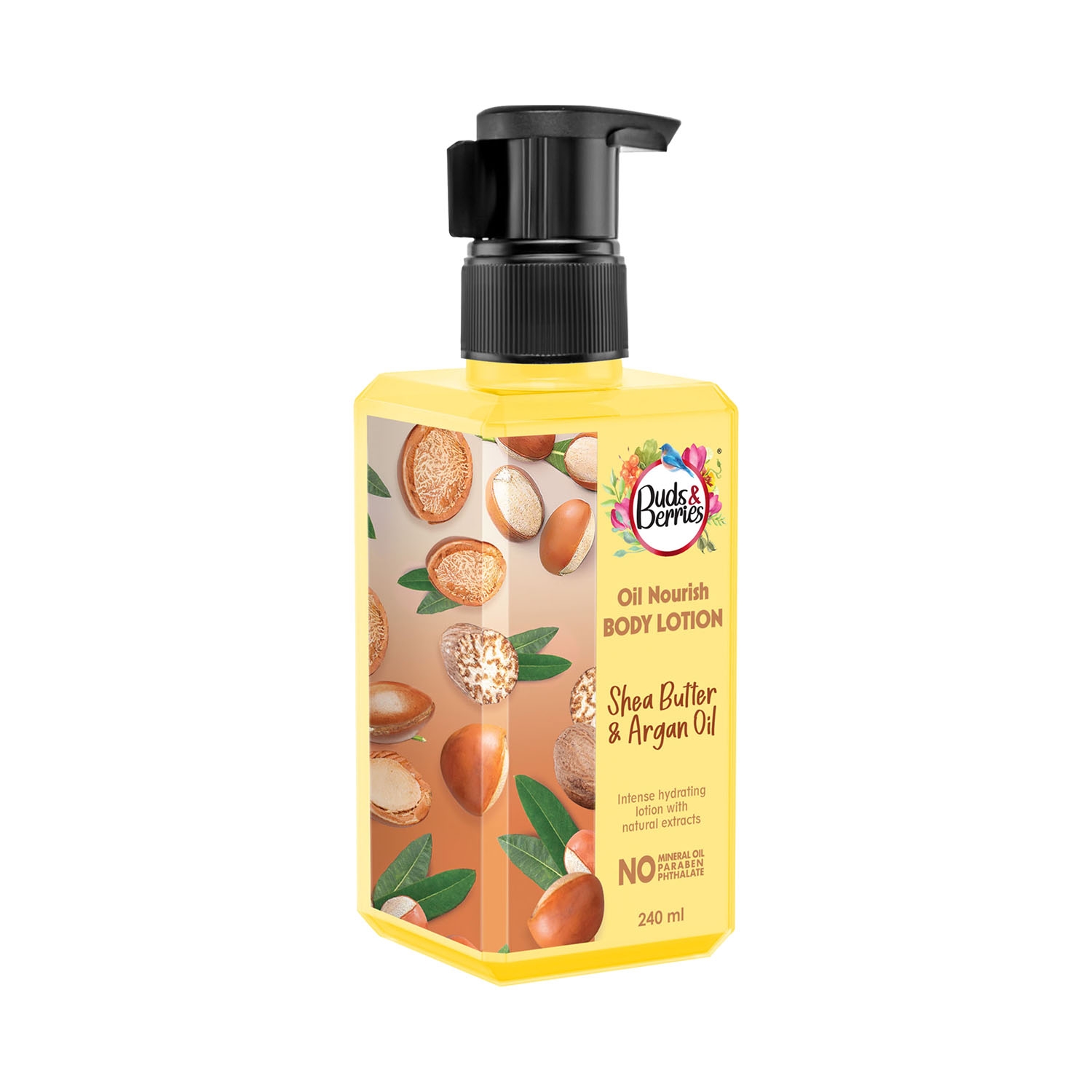Buds & Berries | Buds & Berries Shea Butter And Argan Oil Body Lotion (240ml)