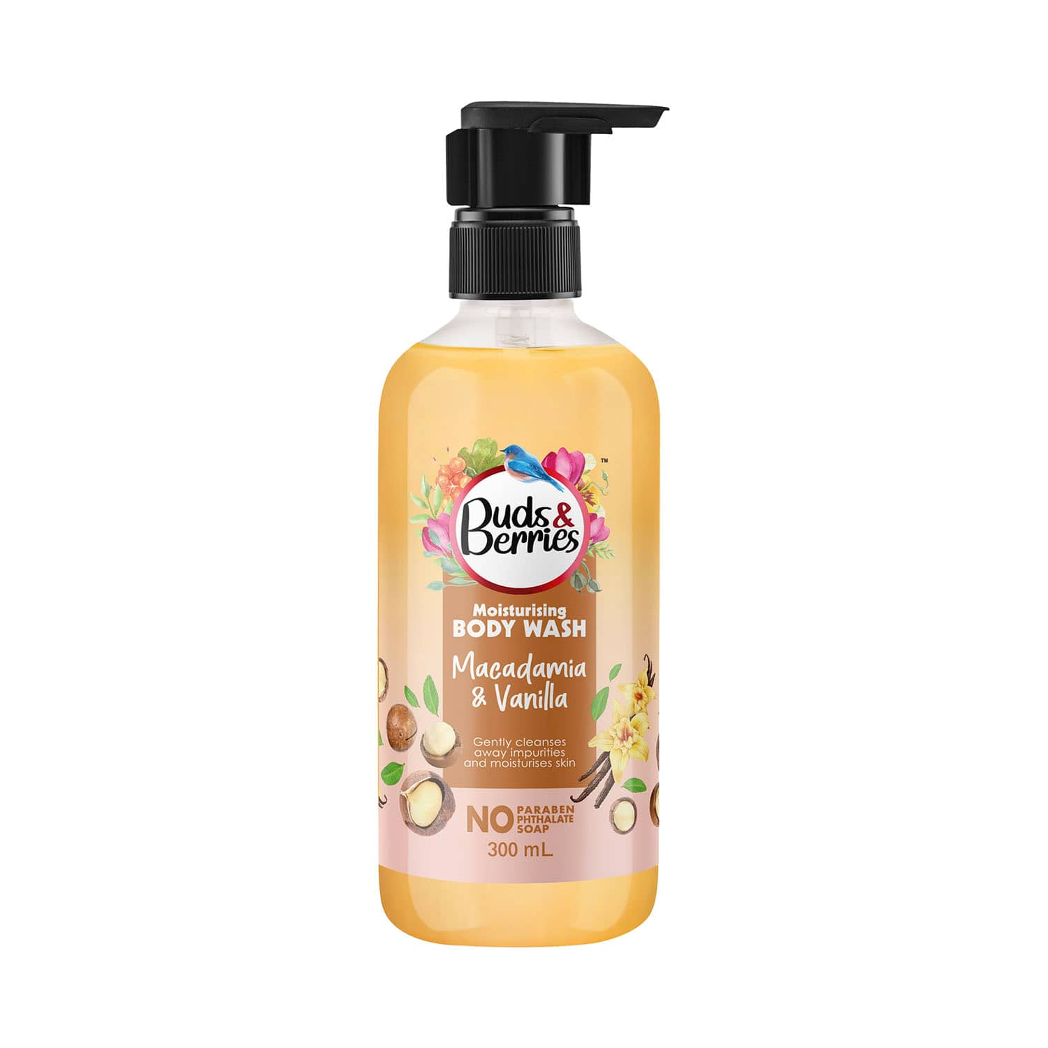 Buds & Berries | Buds & Berries Macadamia And Vanilla Body Wash (300ml)