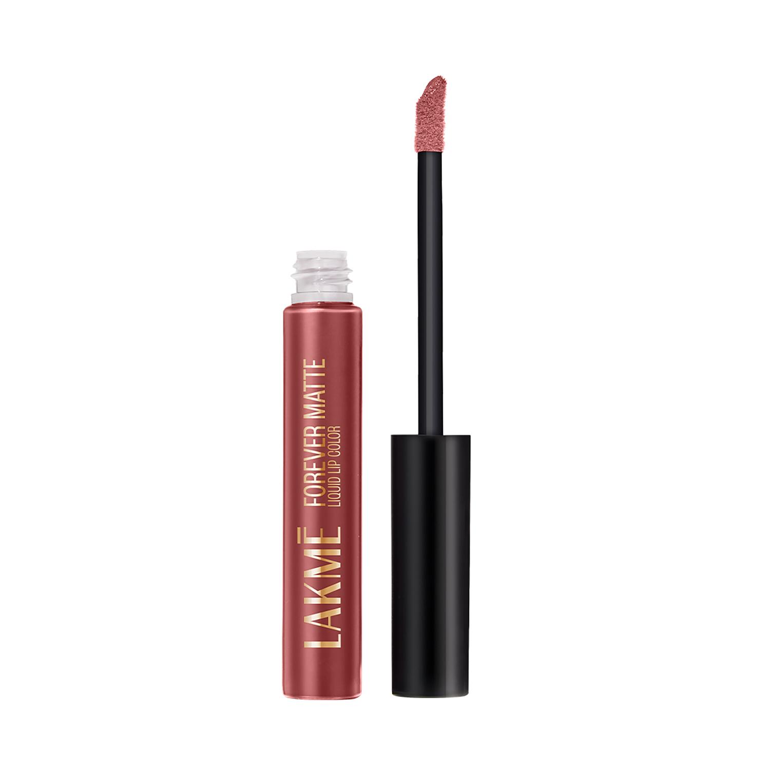 Lakme | Lakme Forever Matte Liquid Lip, 16hr Lipstick, Pink Venus (5.6 ml)