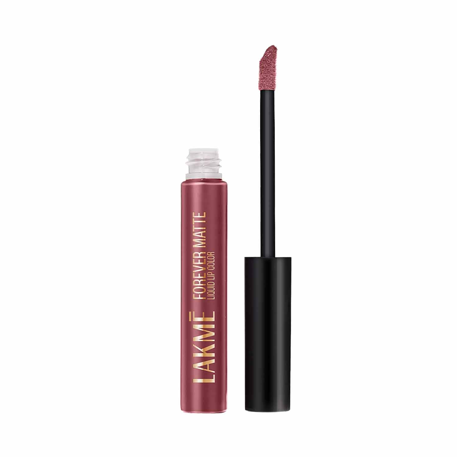 Lakme | Lakme Forever Matte Liquid Lip 16hr Lipstick Lightweight & Transferproof - Pink Dust (5.6 ml)