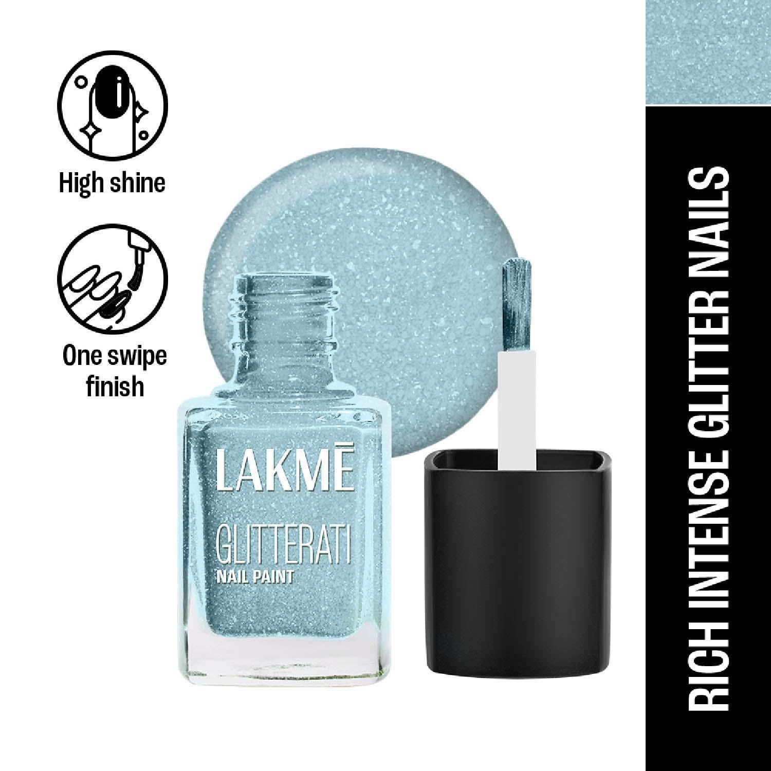 Lakme | Lakme Glitterati Collection Nail Polish - Icicle (12 ml)