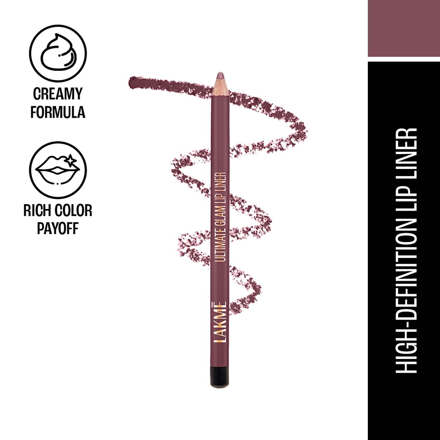 Lakme | Lakme Perfect Definition Lip Liner - Black Currant (0.78g)