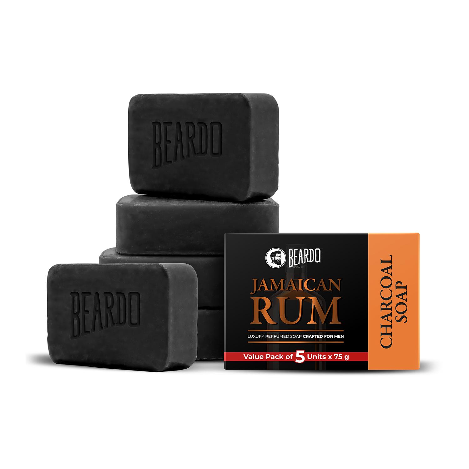 Beardo Jamaican Rum Perfumed Soap Set - (5 Pcs)