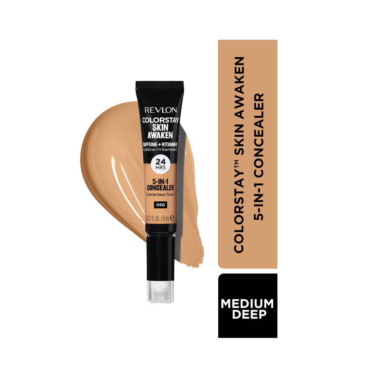 Revlon | Revlon Color Stay Skin Awaken 5-In-1 Concealer - 050 Medium Deep (8ml)