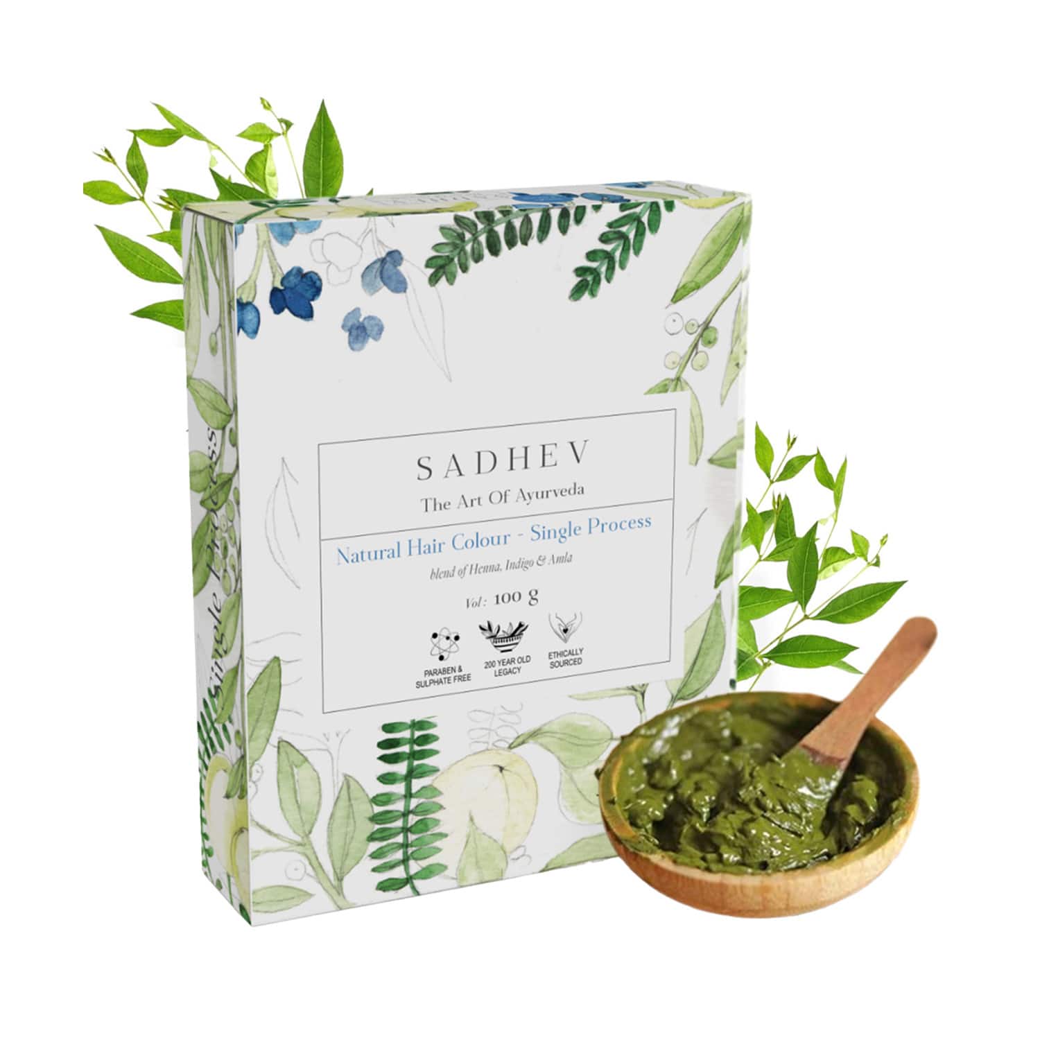 Sadhev | Sadhev Natural Hair Colour Single Process (100g)