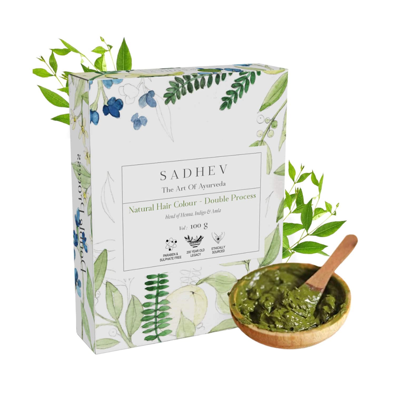 Sadhev | Sadhev Natural Hair Colour Double Process (100g)