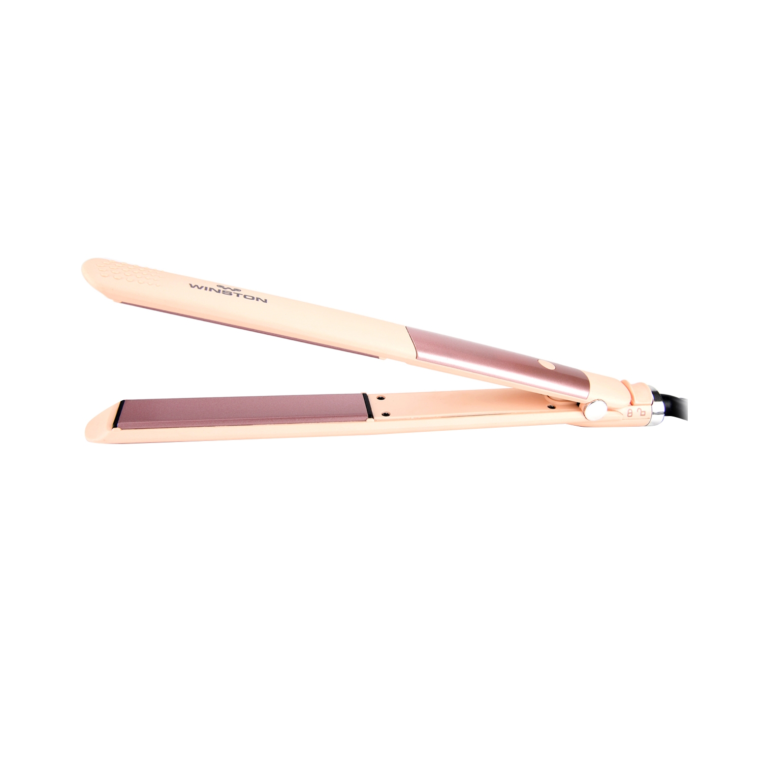 WINSTON | WINSTON Corded Hair Straightener Flat Iron Adjustable Temperature Setting 50W - Pink (1Pc)