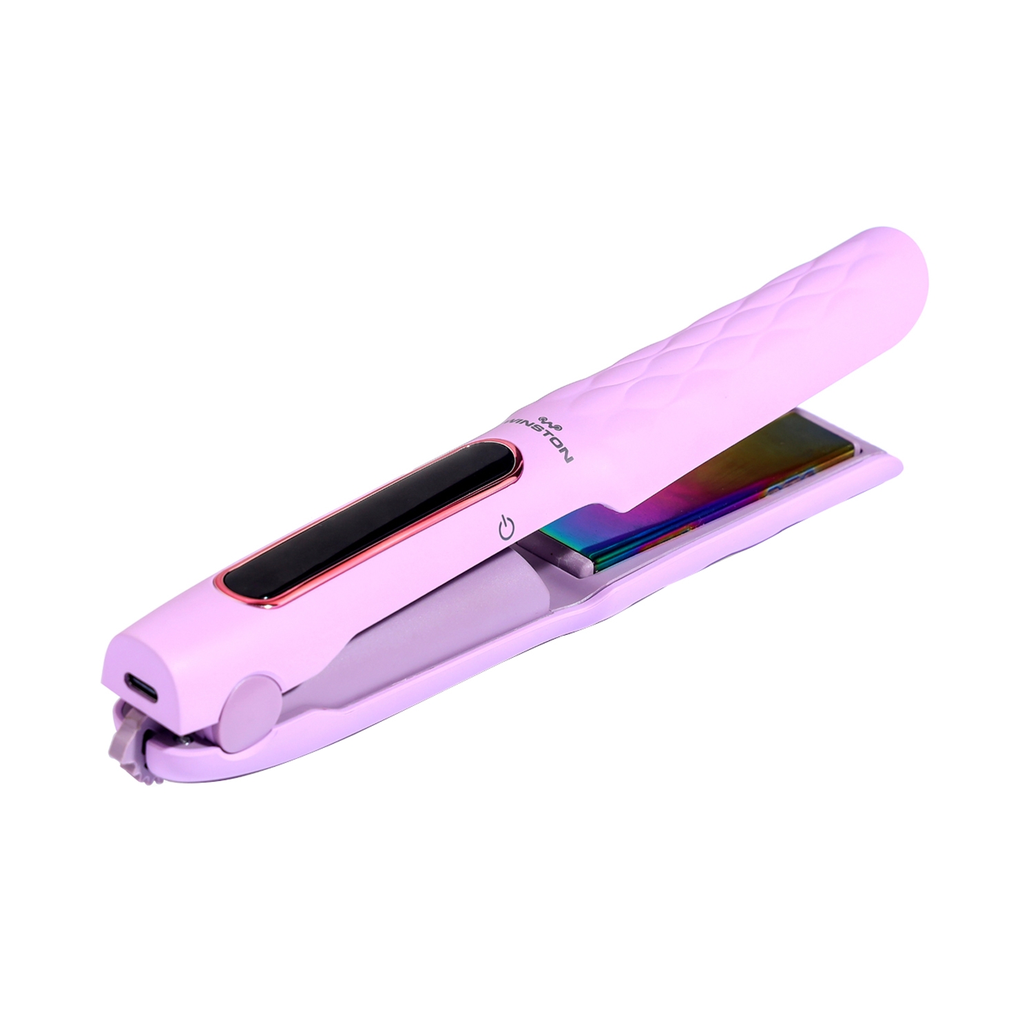 WINSTON | WINSTON Cordless Hair Straightener and Curler with Titanium Plate - Lavender (1Pc)